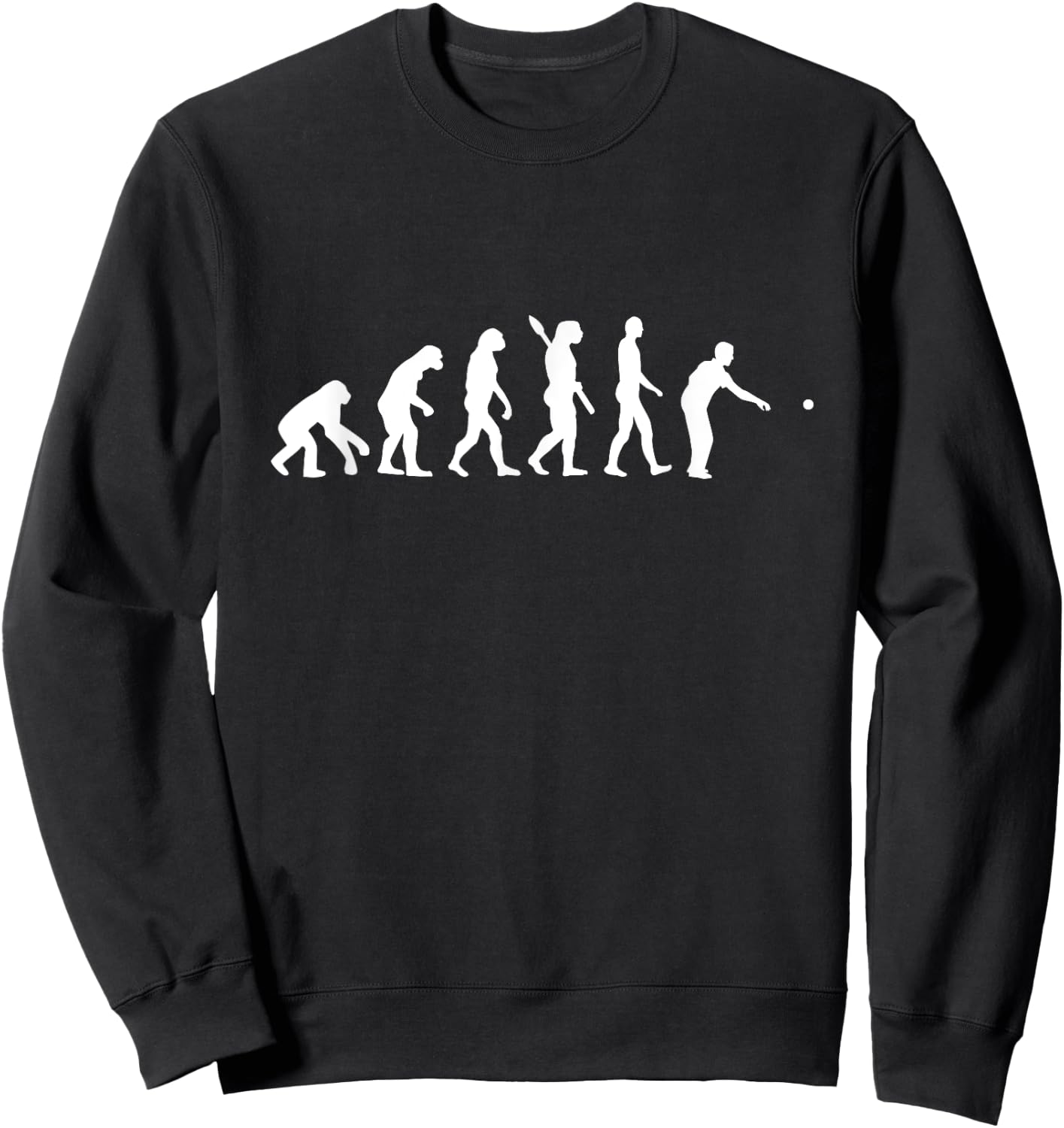Boule Evolution - Ideal Gift Petanque Boccia Sweatshirt - Sweatshirt | Black