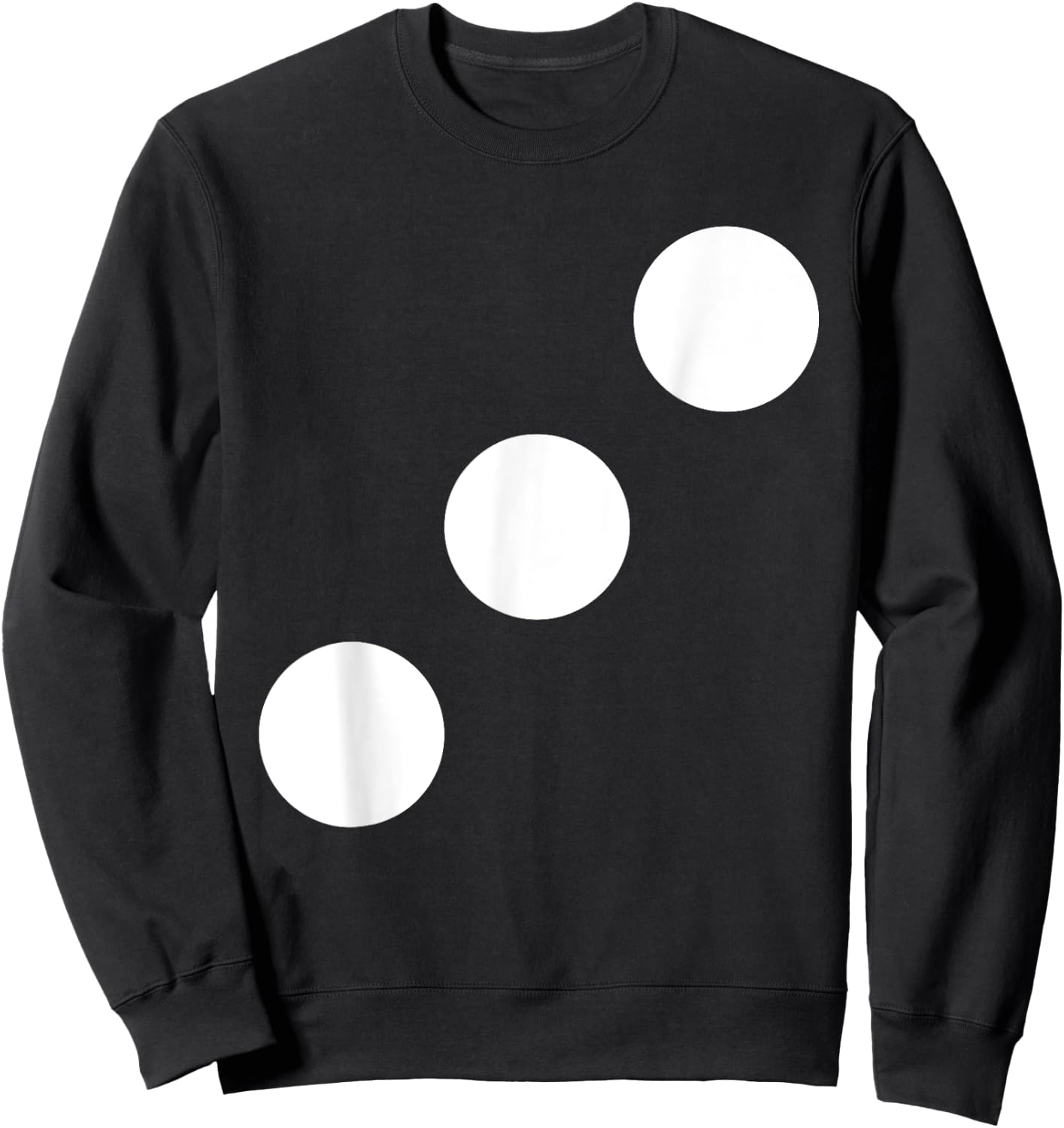 Human Dice Number 3 Group Matching Halloween Costume Family Sweatshirt - Sweatshirt | Black
