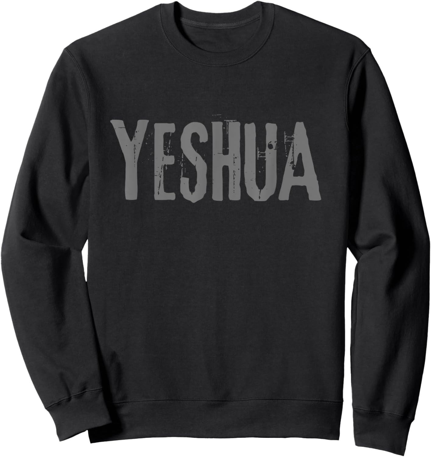 Yeshua Shirt Jesus In Hebrew Sweatshirt - Sweatshirt | Black
