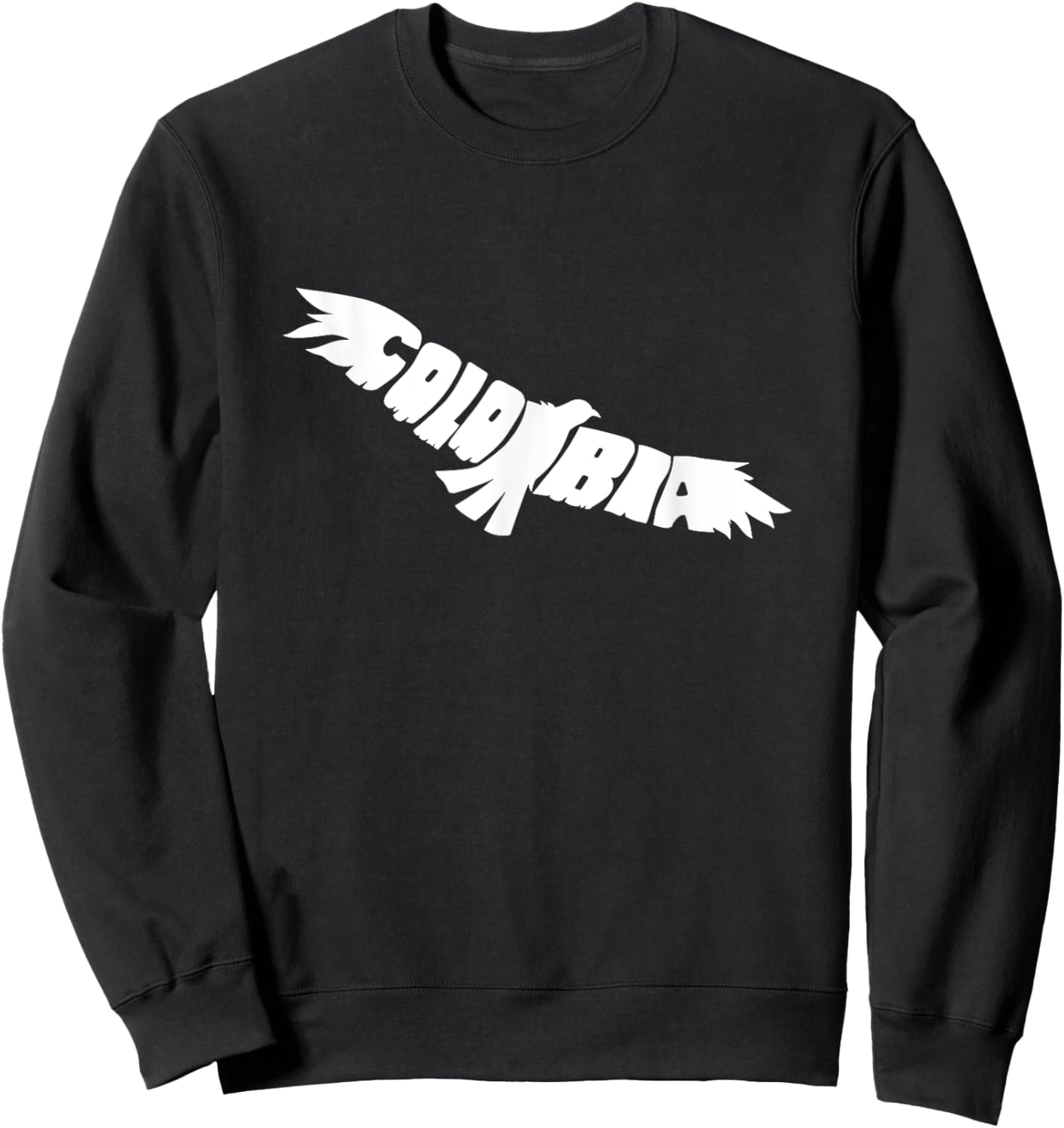 Colombia Andean Vulture Word Art - Funny Animal Sweatshirt - Sweatshirt | Black