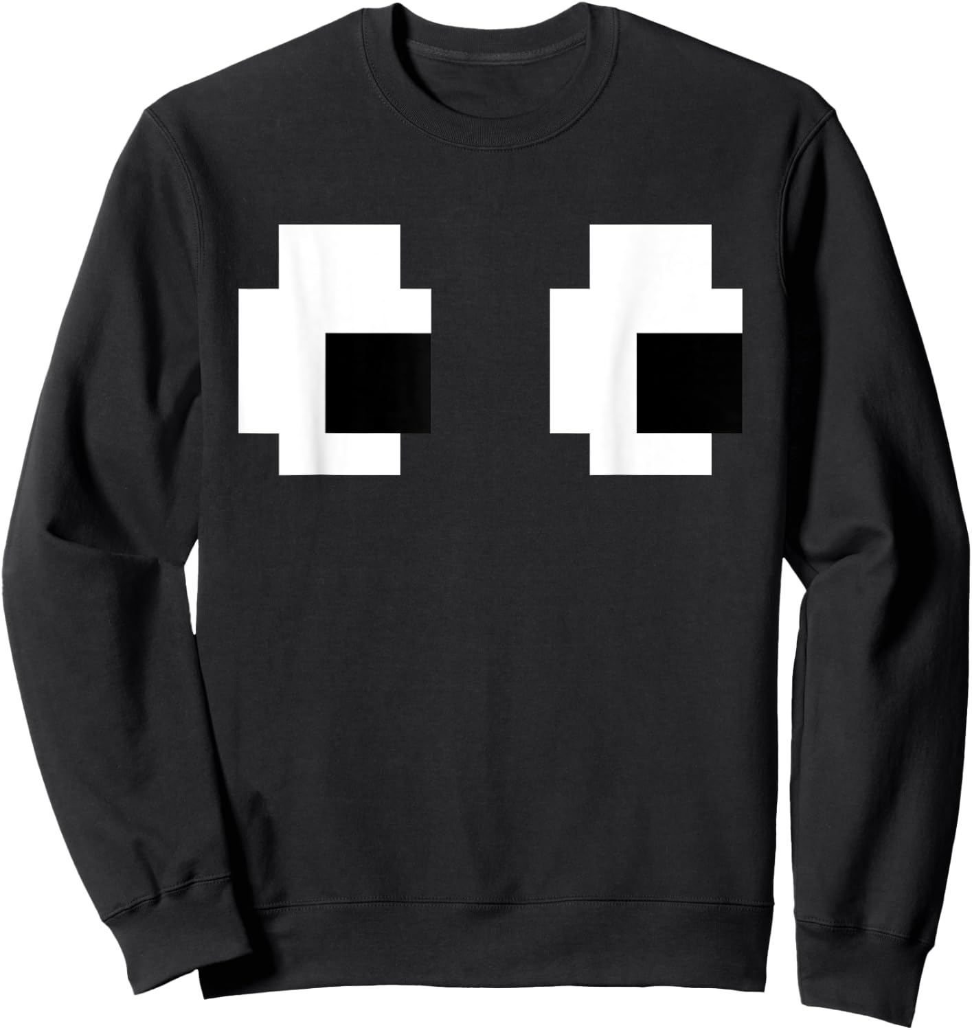 Retro Arcade Game Ghost 80s 8 bit Halloween Group Costume Sweatshirt - Sweatshirt | Black