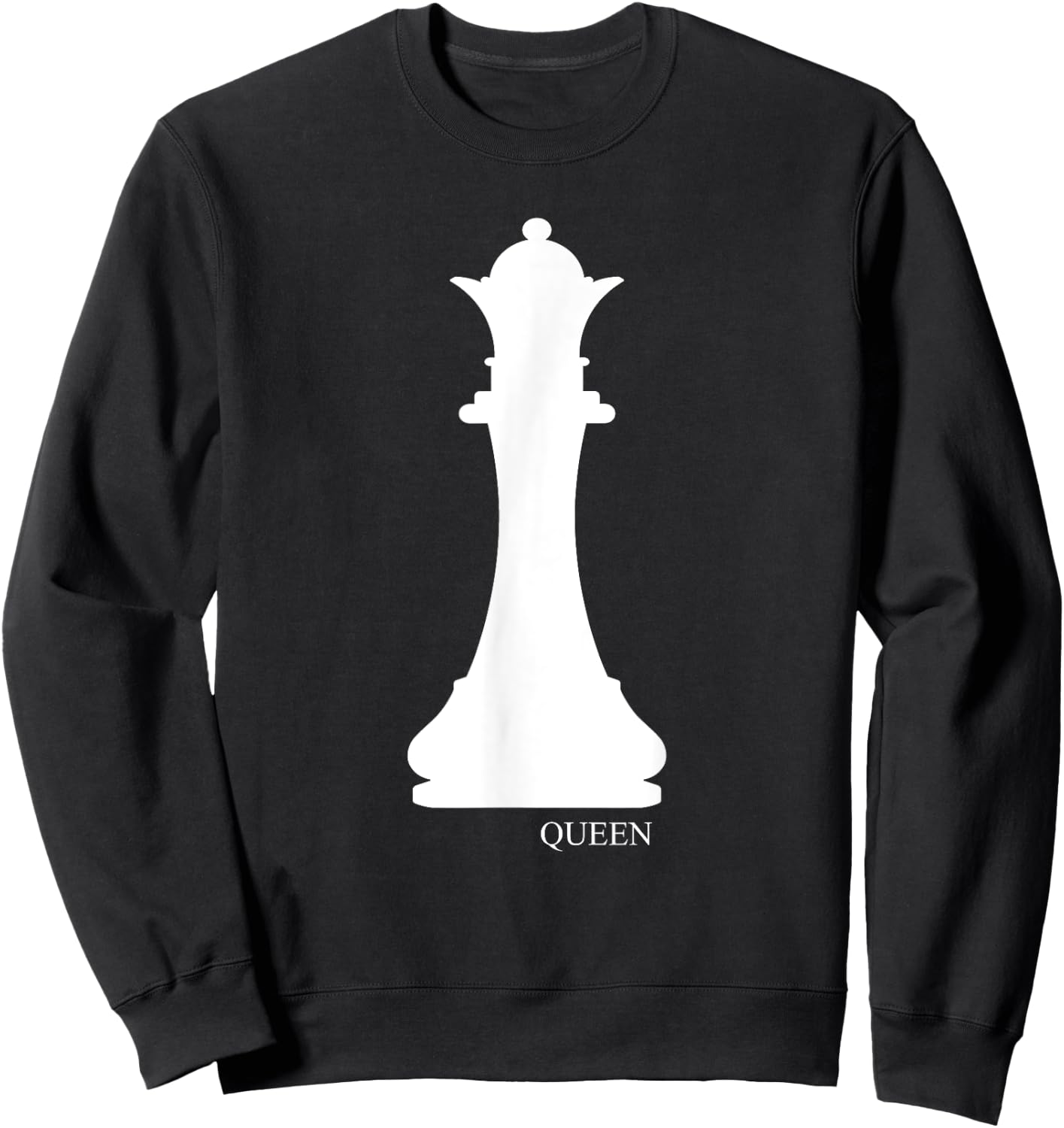 Queen Chess Piece Halloween Costume Chess Club Shirt Sweatshirt - Sweatshirt | Black