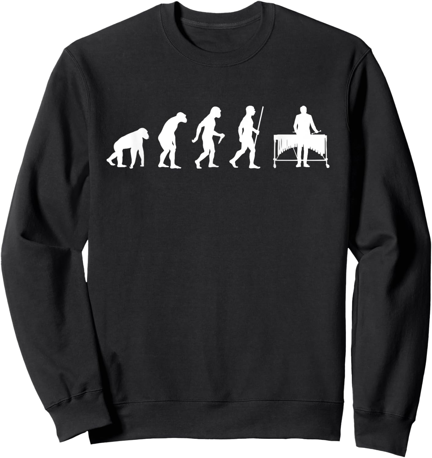 T&D Vibraphone Women's Music-Themed Black Short Sleeve Lace Embellishment Size Small Sweatshirt - Sweatshirt | Black
