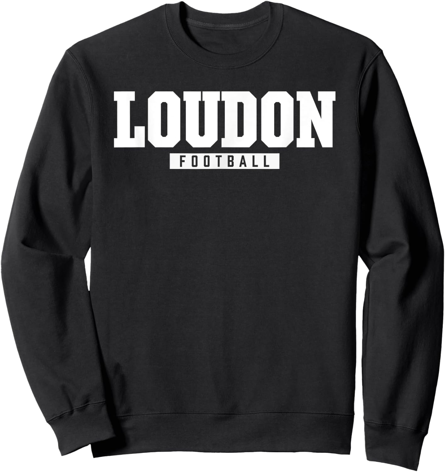 Loudon High School Football HS Sweatshirt - Sweatshirt | Black