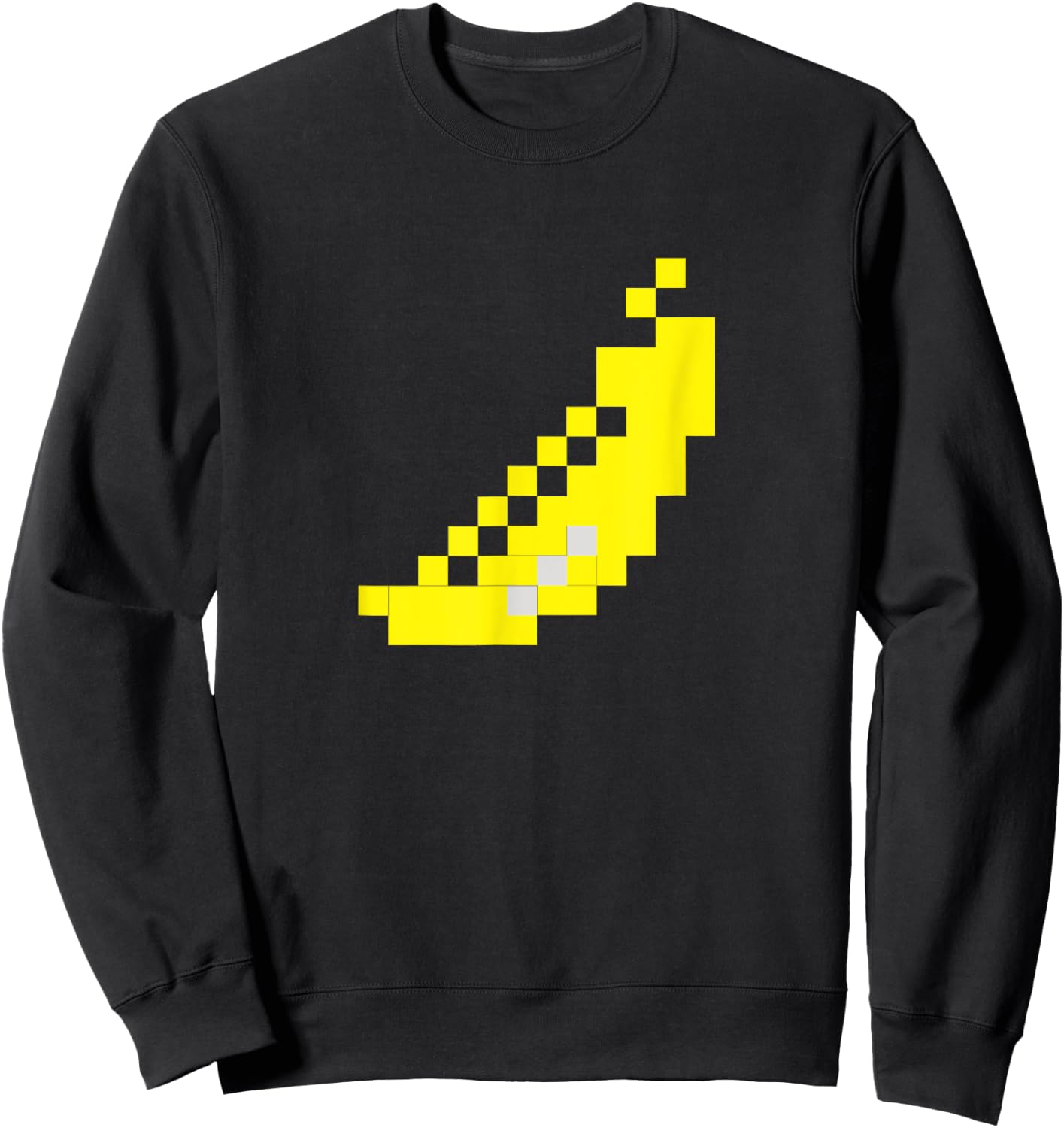 Pixel Banana 80s Video Game Halloween Group Costume Sweatshirt - Sweatshirt | Black