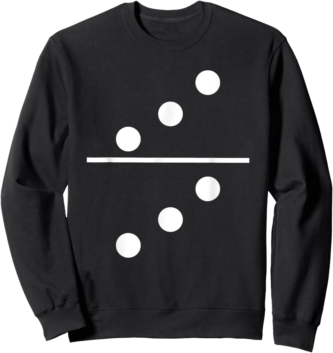 Domino 3 and 3 Matching Halloween Group Costumes 3-3 Sweatshirt - Sweatshirt | Black