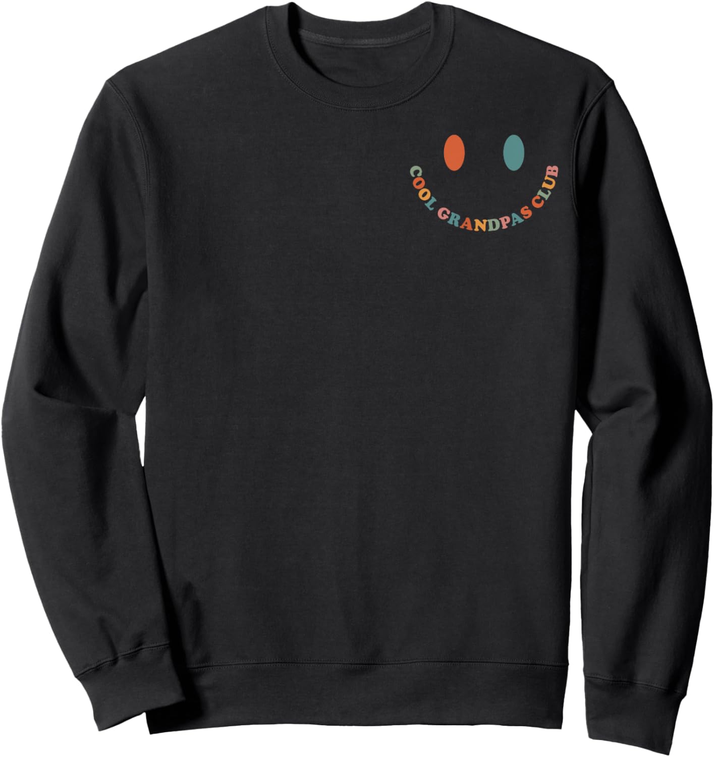 Cool Grandpas Club Official Member Father's Day 2 Sides Sweatshirt - Sweatshirt | Black