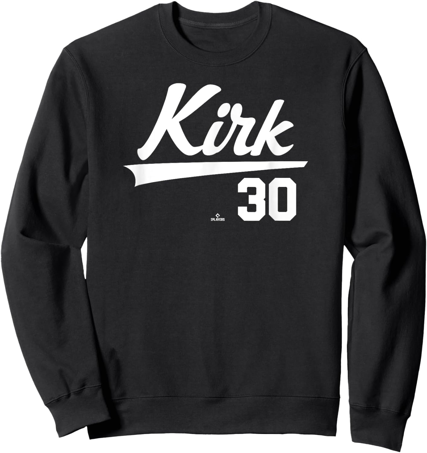 Player Name Swoosh Alejandro Kirk Toronto Baseball MLBPA Sweatshirt - Sweatshirt | Black