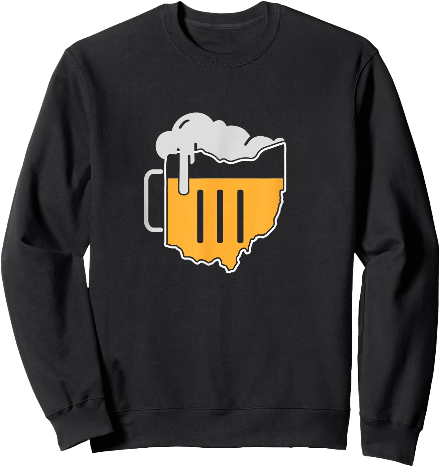 Ohio beer brewing Cincinnati Columbus Gift Sweatshirt - Sweatshirt | Black
