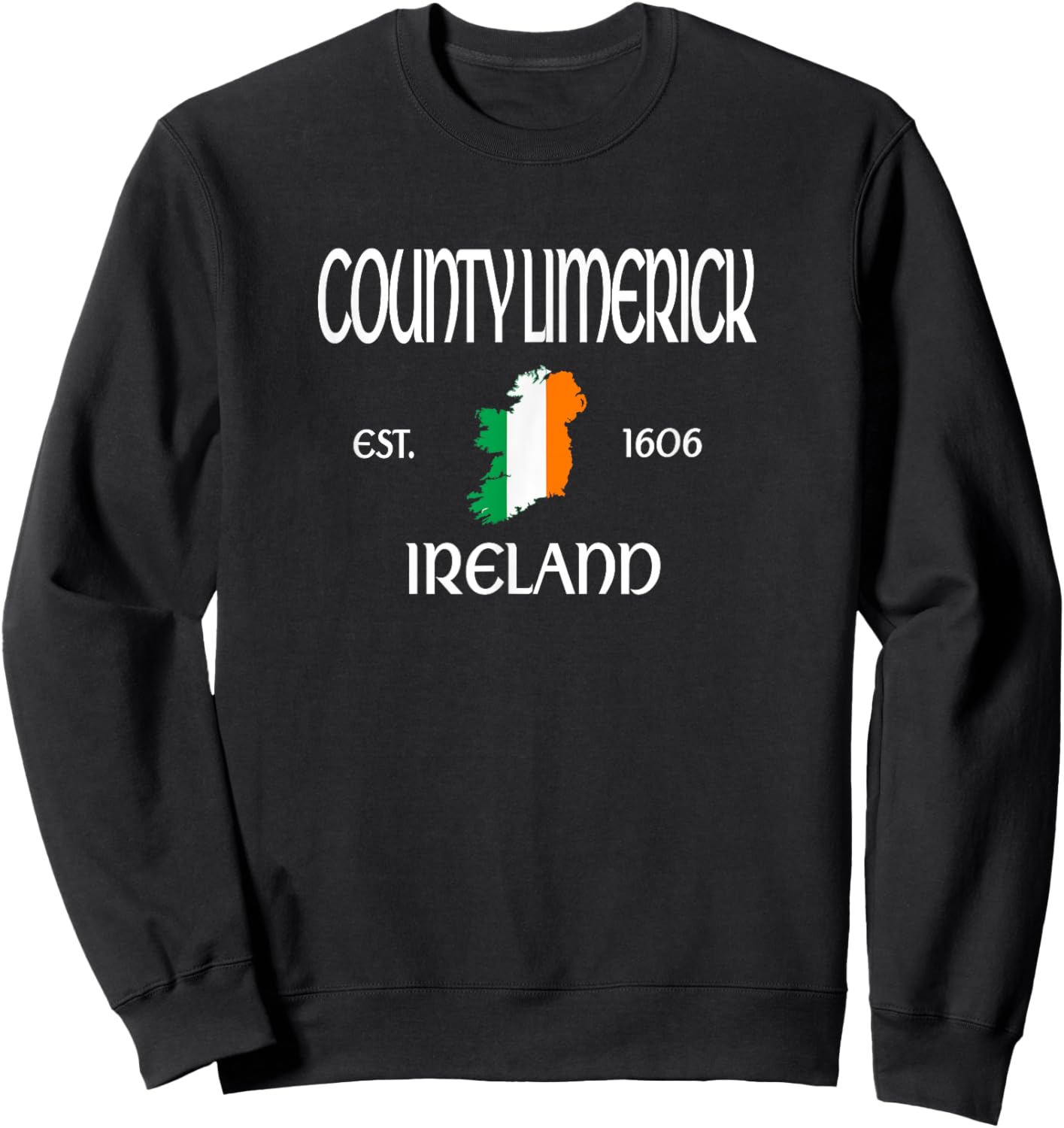 County Limerick Ireland Sweatshirt - Sweatshirt | Black