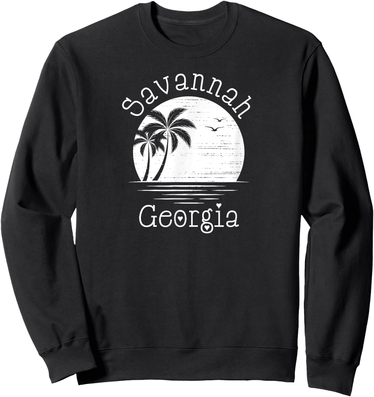 Savannah Georgia Sweatshirt - Sweatshirt | Black