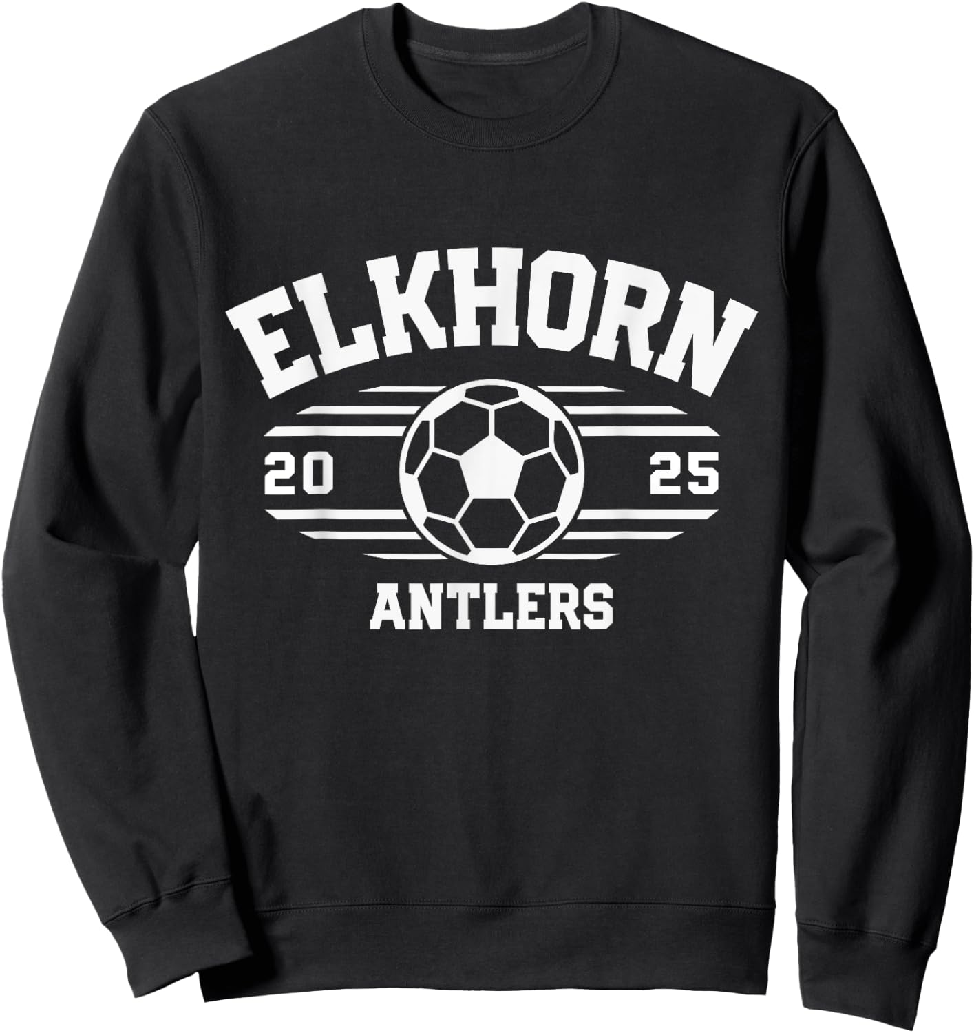 Elkhorn Antlers Soccer Ball 2025 Sweatshirt - Sweatshirt | Black
