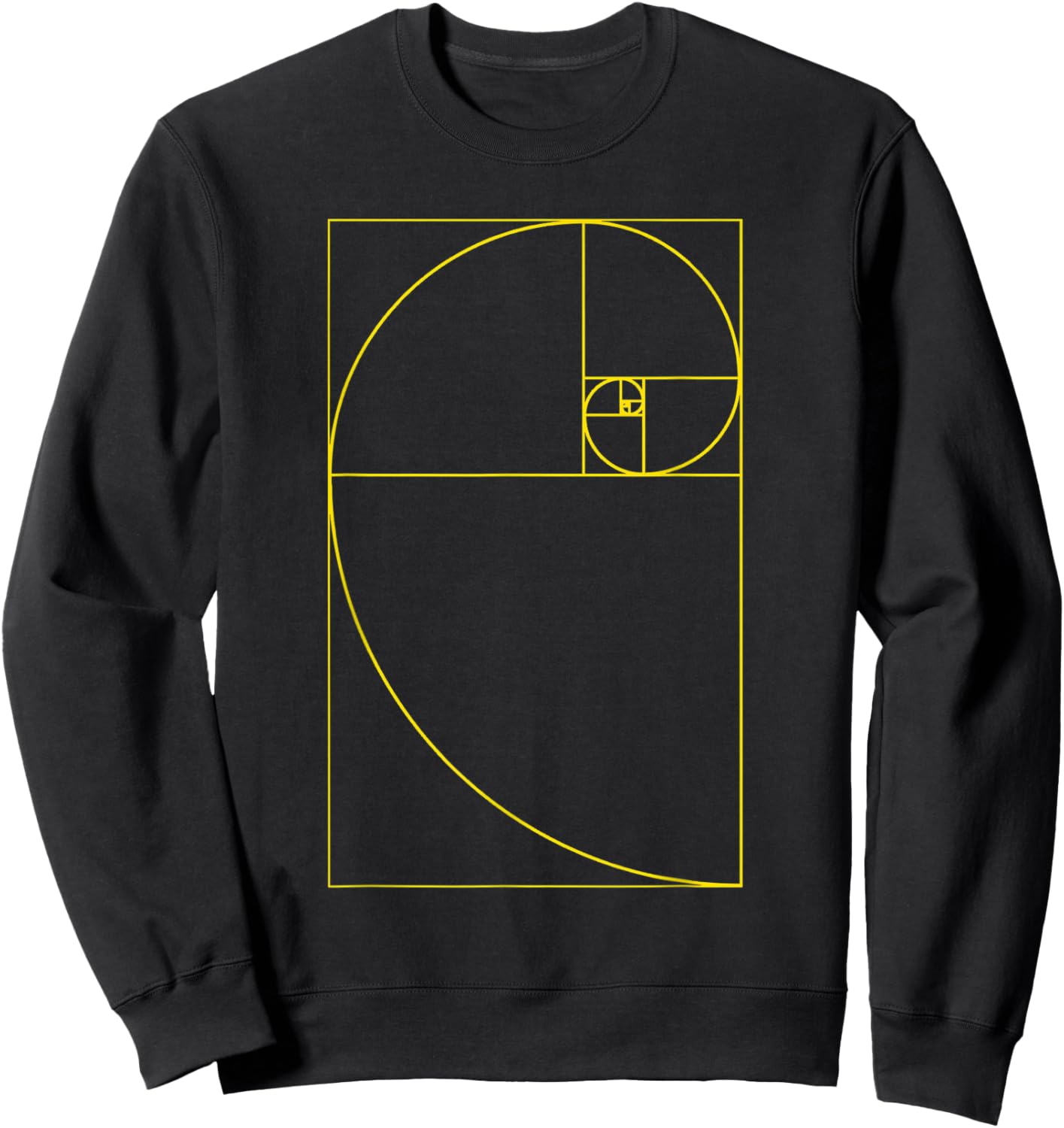 Golden Ratio Fibonacci Equation numbers mathematics god geek Sweatshirt - Sweatshirt | Black