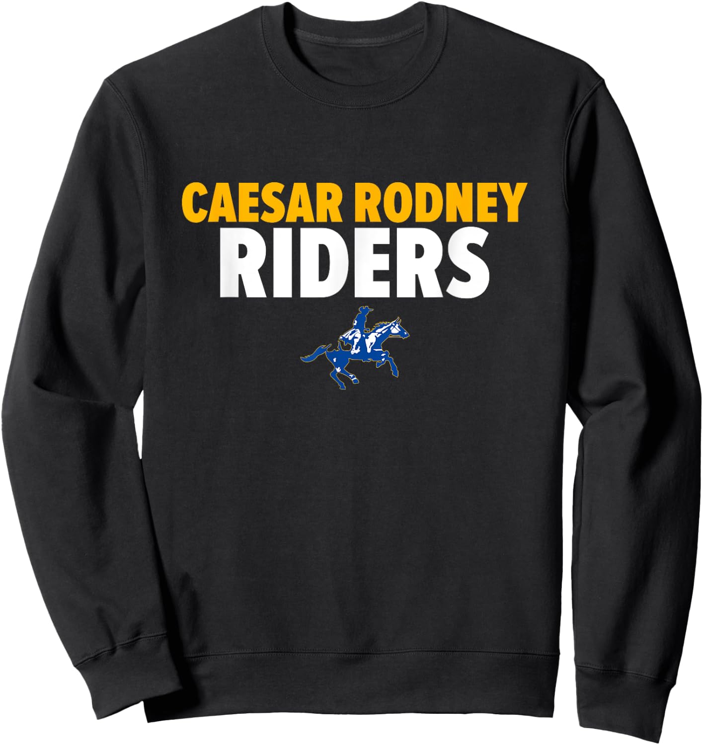 Caesar Rodney Riders Logo Bold HS Sweatshirt - Sweatshirt | Black