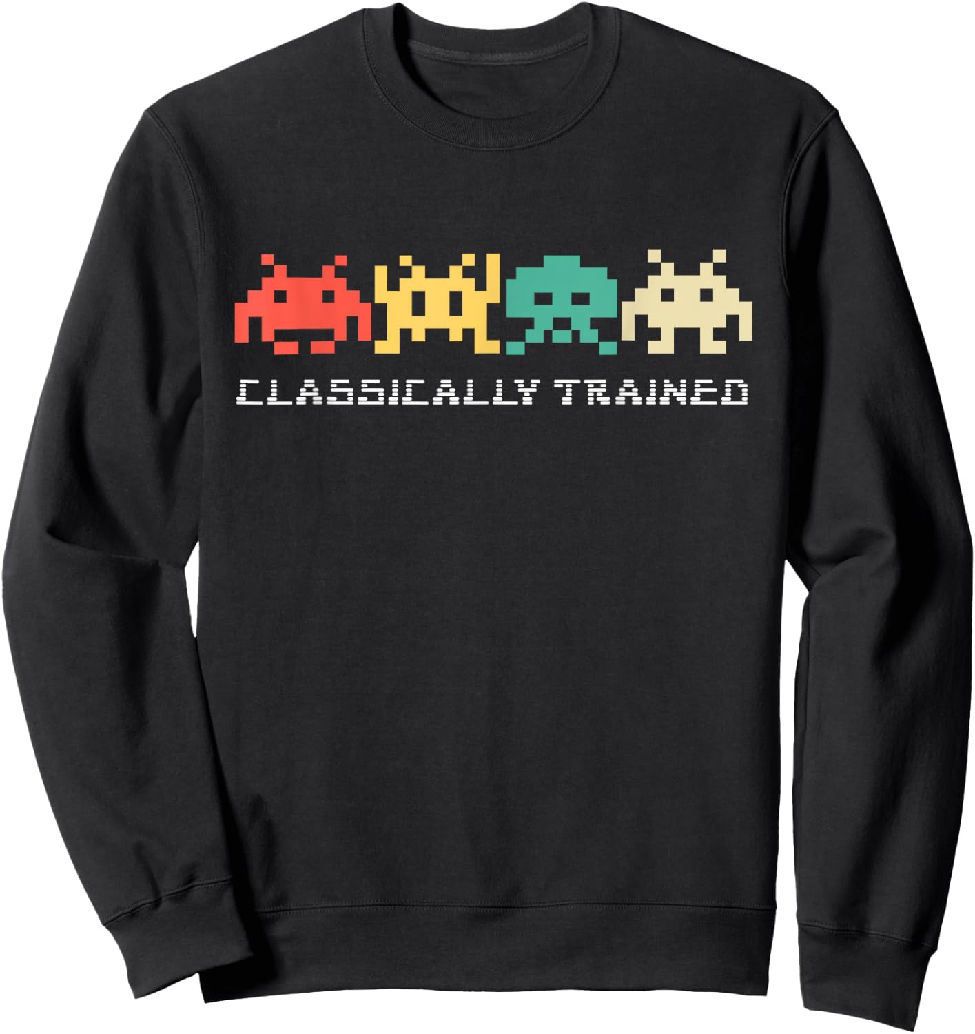 Video Game Vintage Retro Gaming Arcade 80s Sweatshirt - Sweatshirt | Black