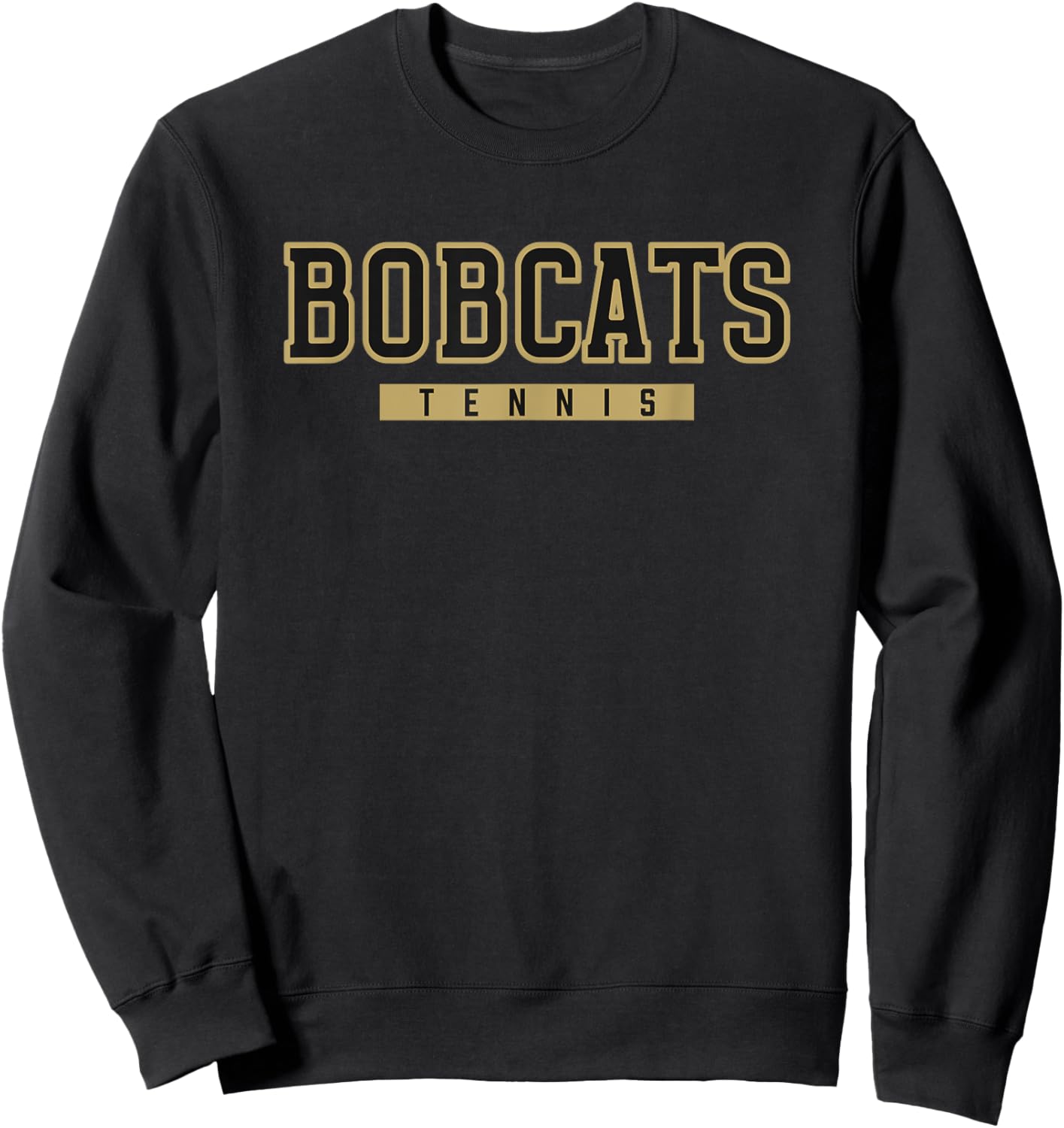Giles County Bobcats Tennis Sweatshirt - Sweatshirt | Black