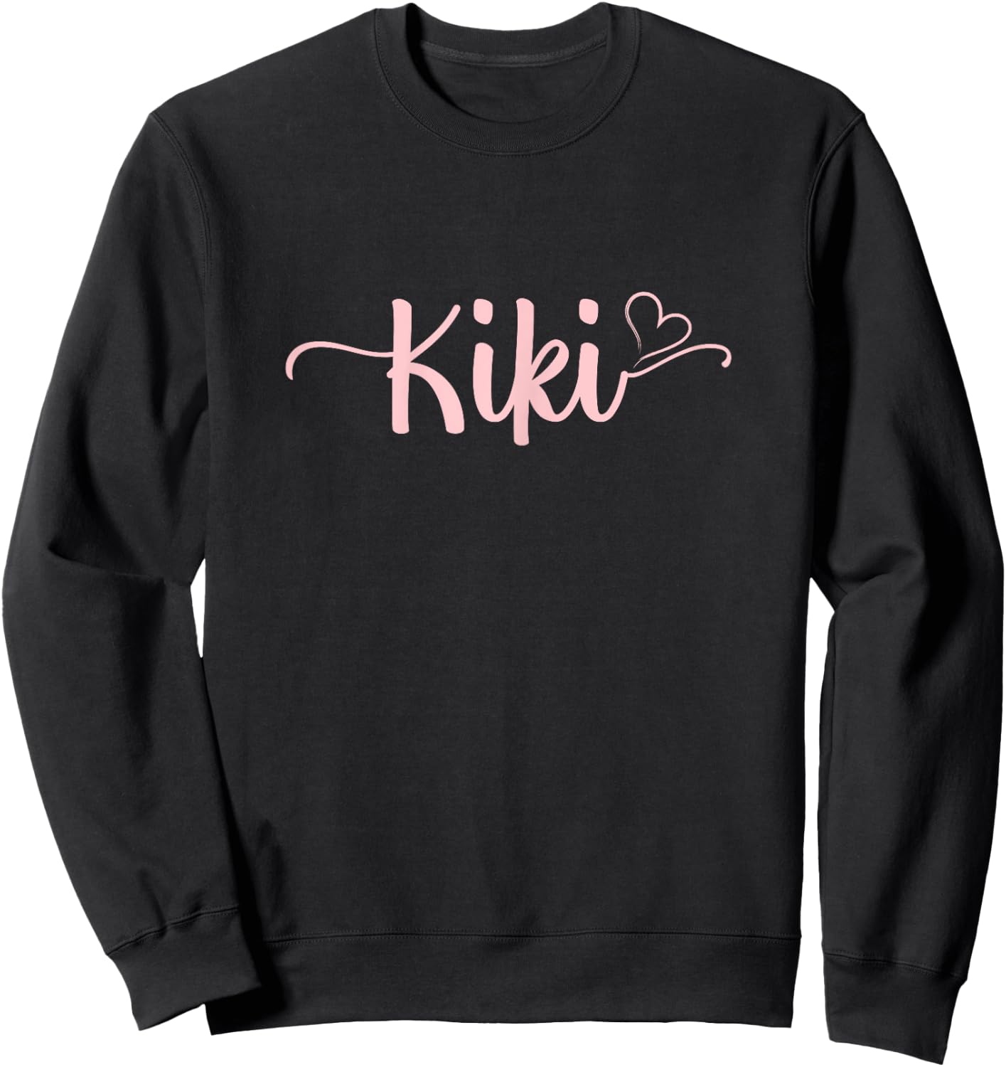 Kiki Heart Xmas Grandma Women Mother's Day Christmas Sweatshirt - Sweatshirt | Black