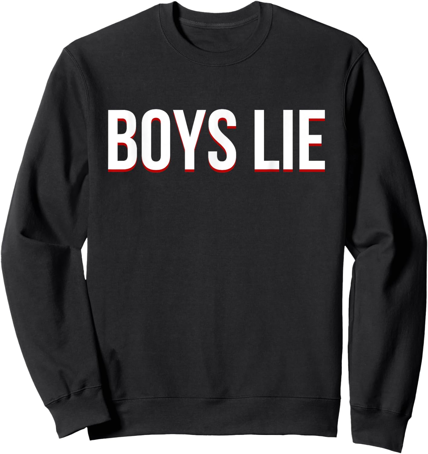 Boys Lie Sweatshirt - Sweatshirt | Black