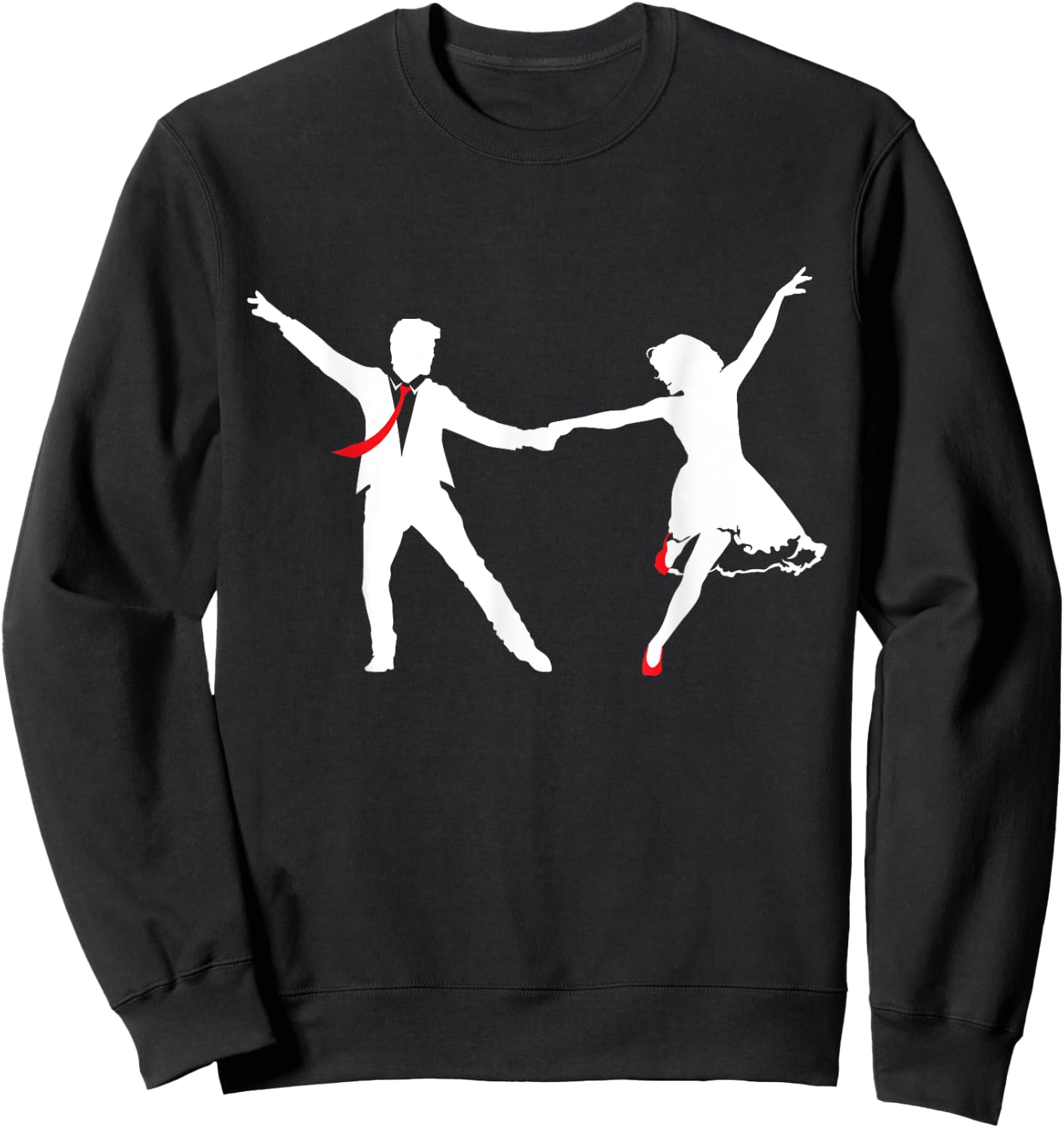 Swing Dance Couple - Dance School Swing Dance Swing Music Dancing Sweatshirt - Sweatshirt | Black