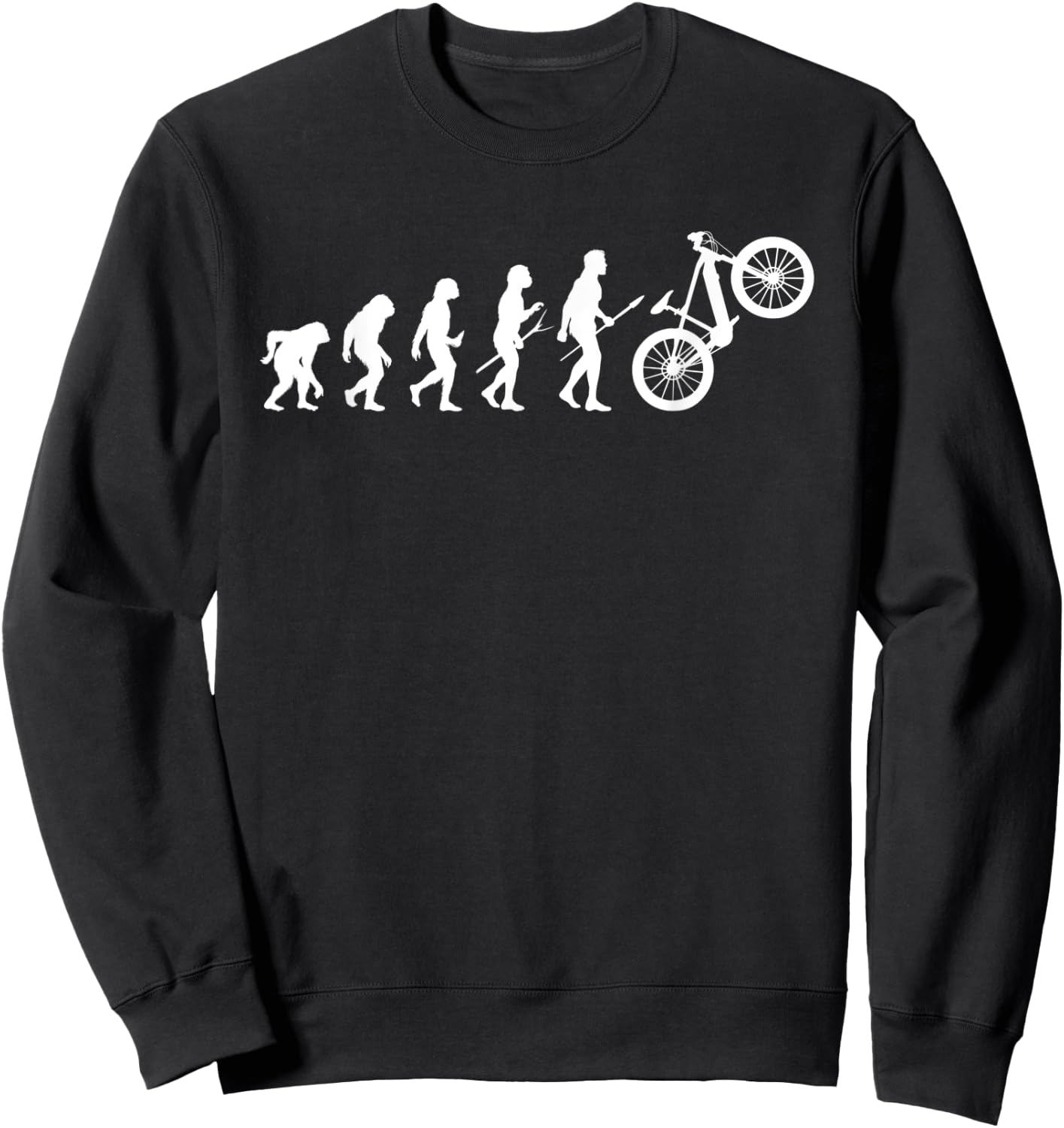 Electric Dirt Biker Bike Sweatshirt - Sweatshirt | Black