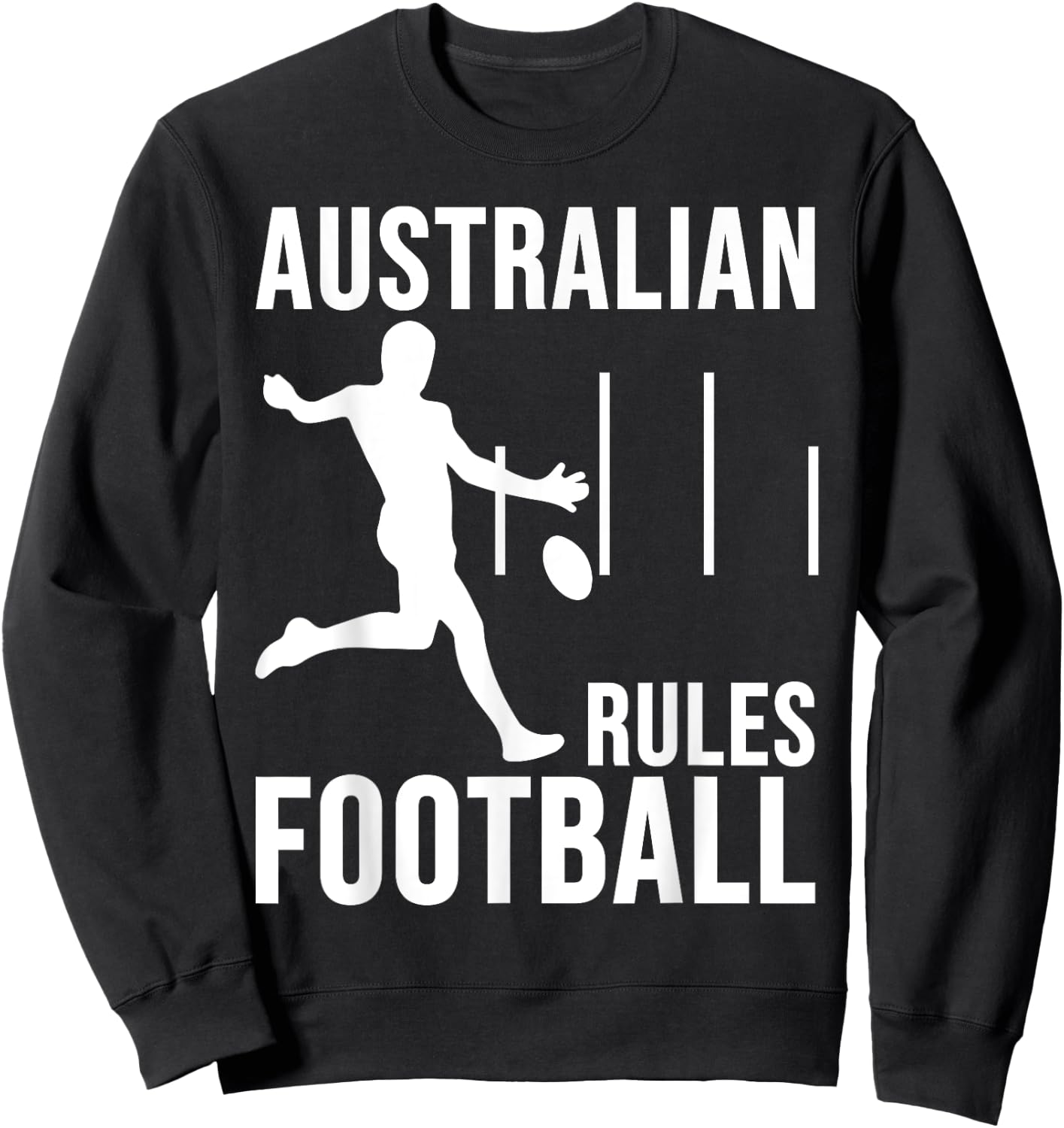 Australian Rules Football Lovers - Great Aussie Sport Gift Sweatshirt - Sweatshirt | Black