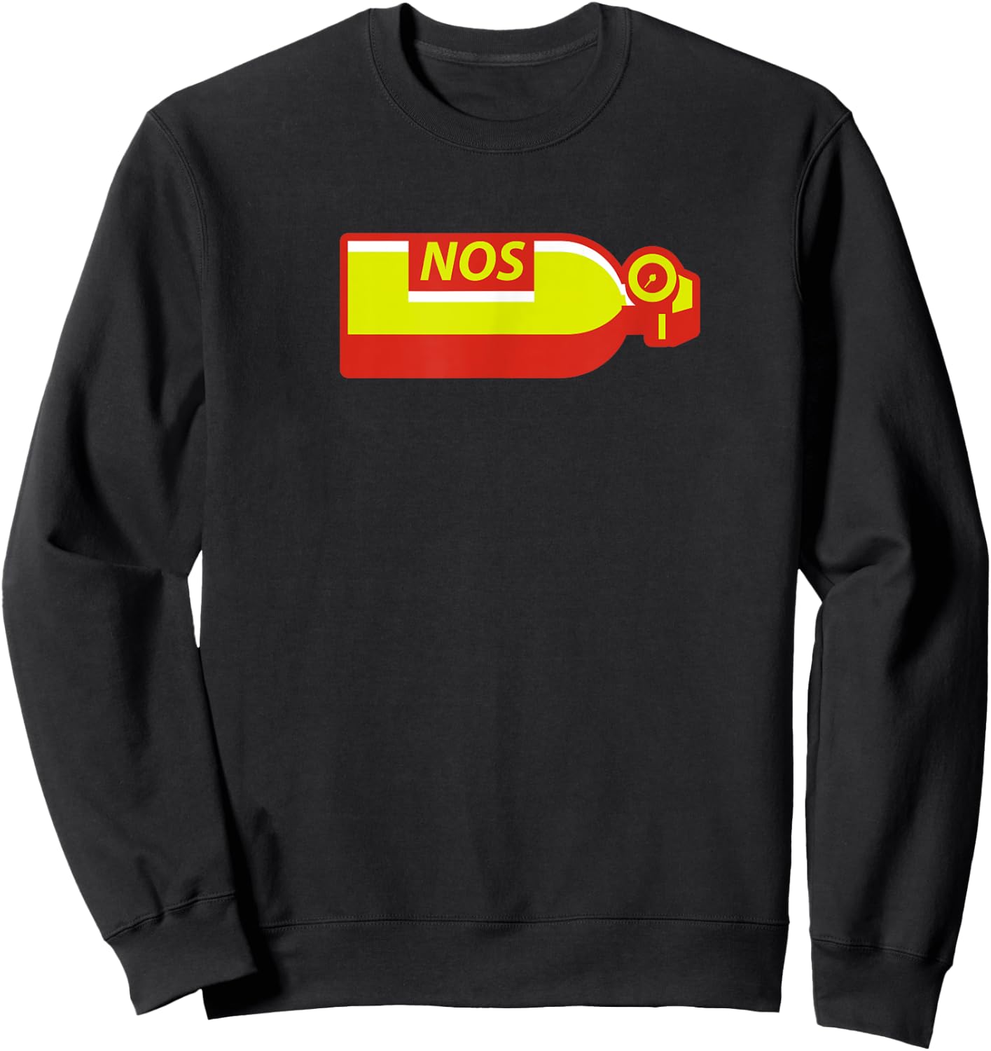 NOS Drag Race Tuning Dragster Racing Car Tuner Sweatshirt - Sweatshirt | Black