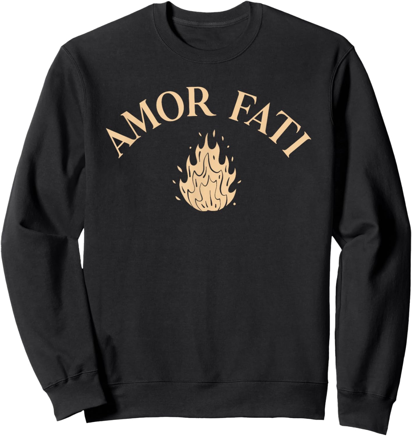 Amor Fati Stoicism Sweatshirt - Sweatshirt | Black