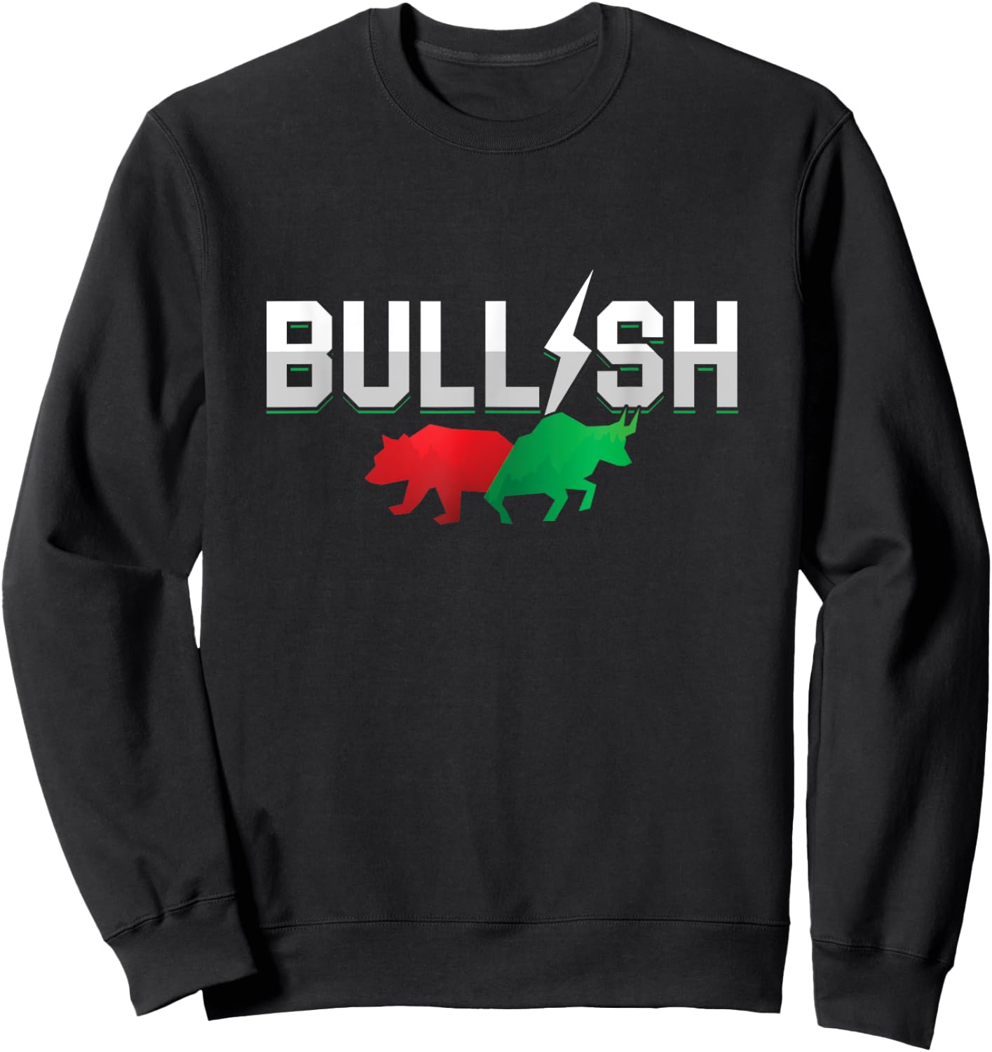 Bullish Investor Businessman Stock Market Trader Capitalist Sweatshirt - Sweatshirt | Black