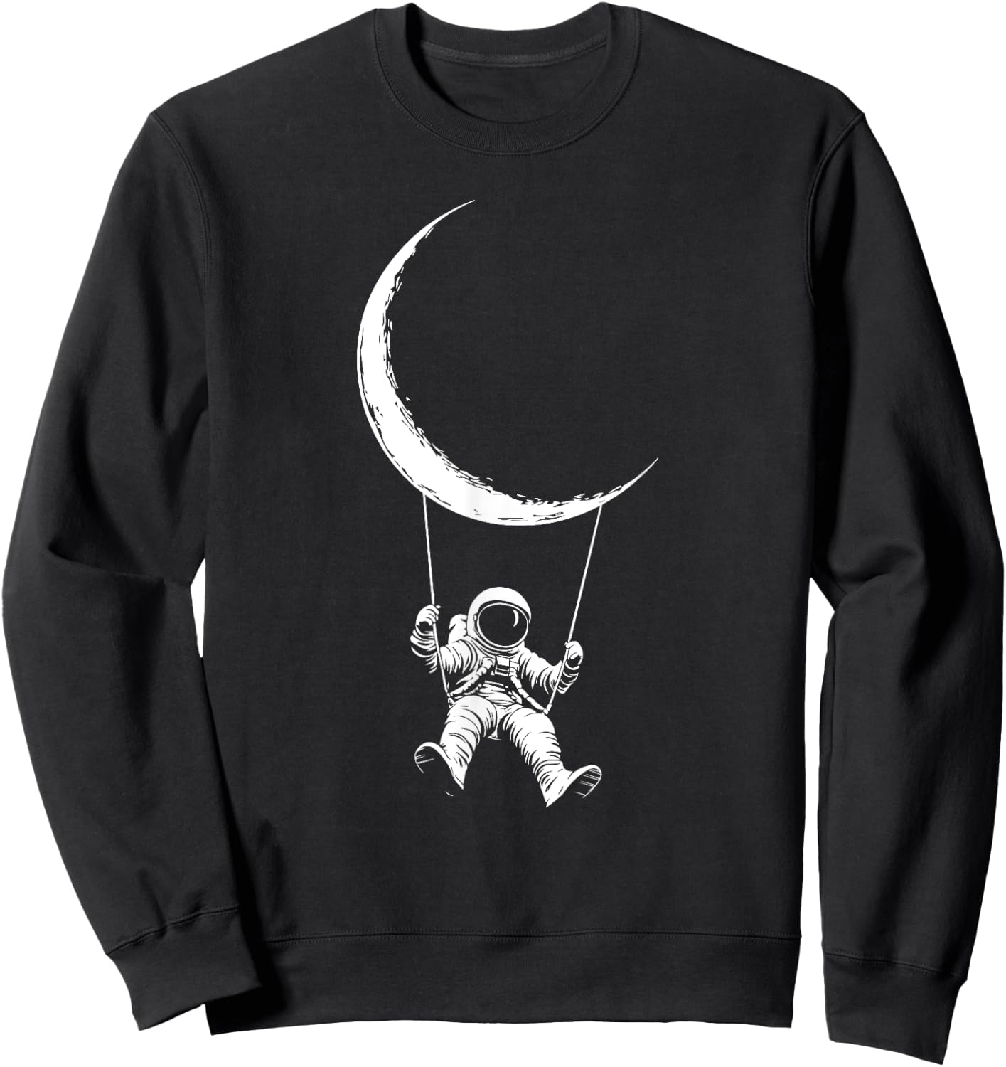Moon Swing Space Astronaut Sweatshirt - Sweatshirt | Black