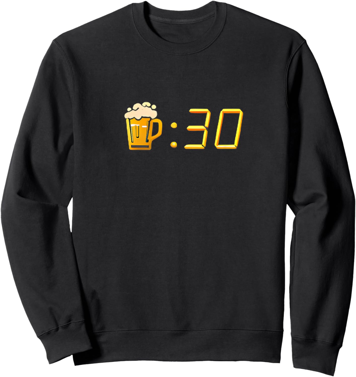 It's Beer O'Clock for Beer Drinkers Sweatshirt - Sweatshirt | Black