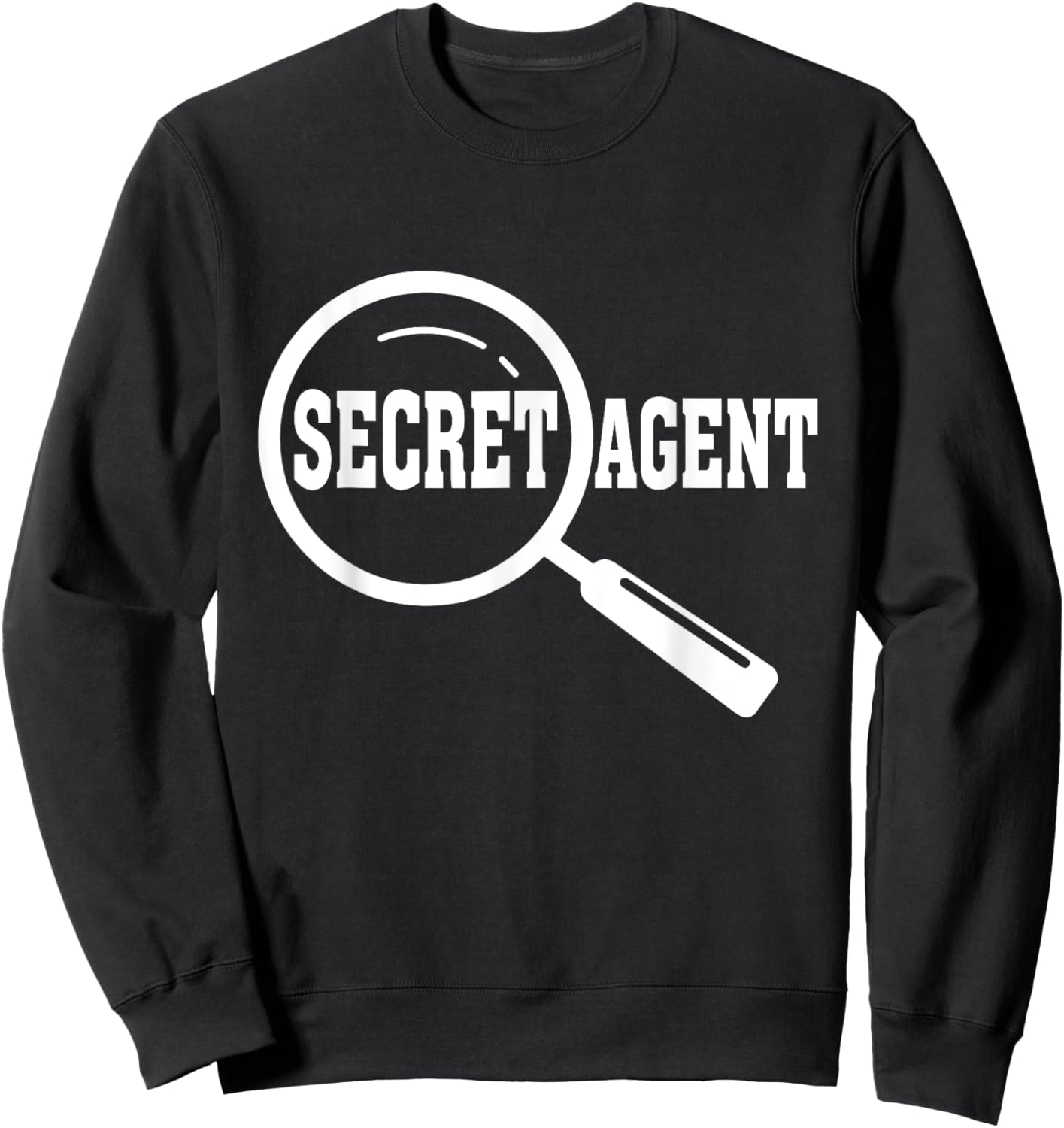Secret Agent Inspector Spy Police Detective Investigator Sweatshirt - Sweatshirt | Black