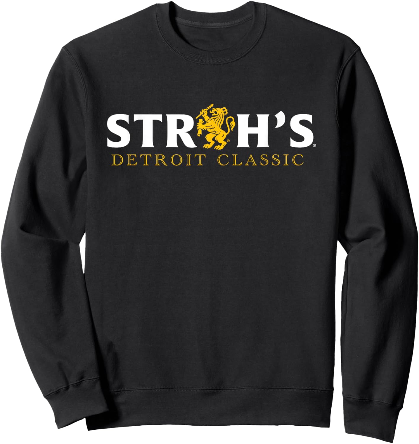 Stroh's Style - Lion Logo Sweatshirt - Sweatshirt | Black