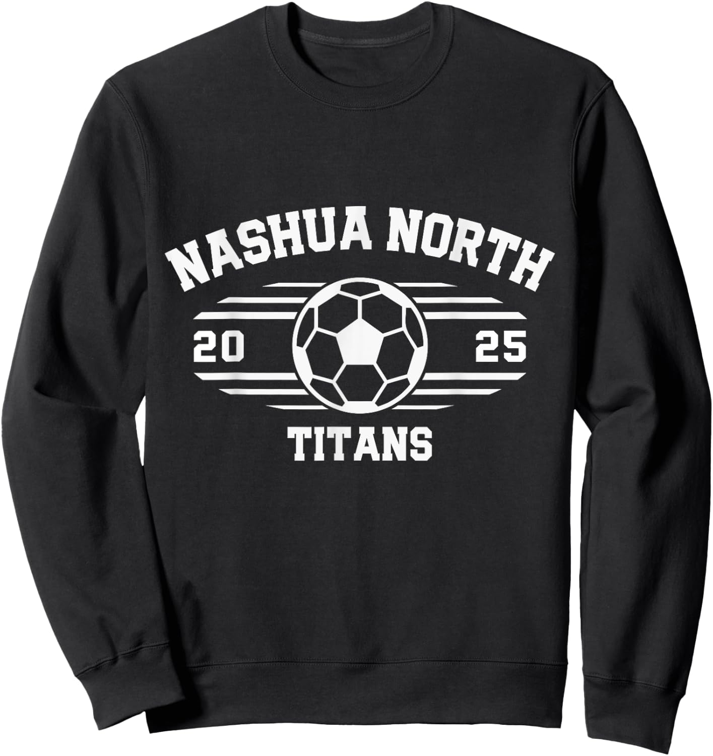 Nashua North Titans Soccer Ball 2025 Sweatshirt - Sweatshirt | Black