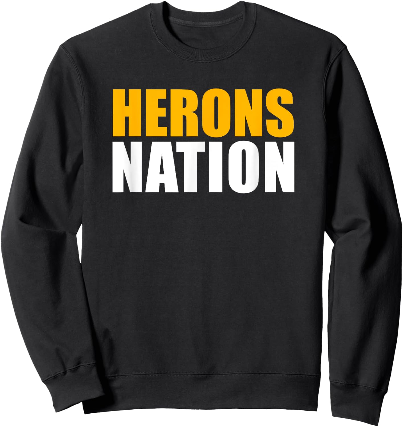 Brantley County Herons Nation HS Sweatshirt - Sweatshirt | Black