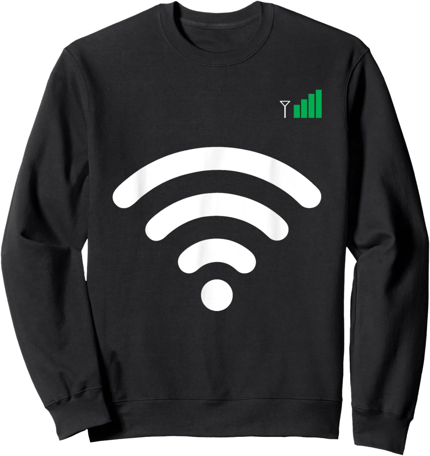 I'm WiFi Router Funny IT Network Engineer Halloween Costume Sweatshirt - Sweatshirt | Black