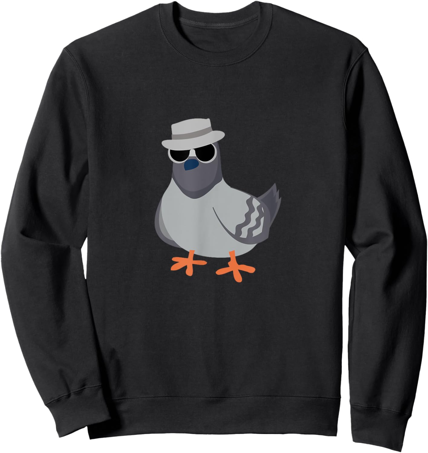 Cool Pigeon Design for Pigeon Lovers Sweatshirt - Sweatshirt | Black