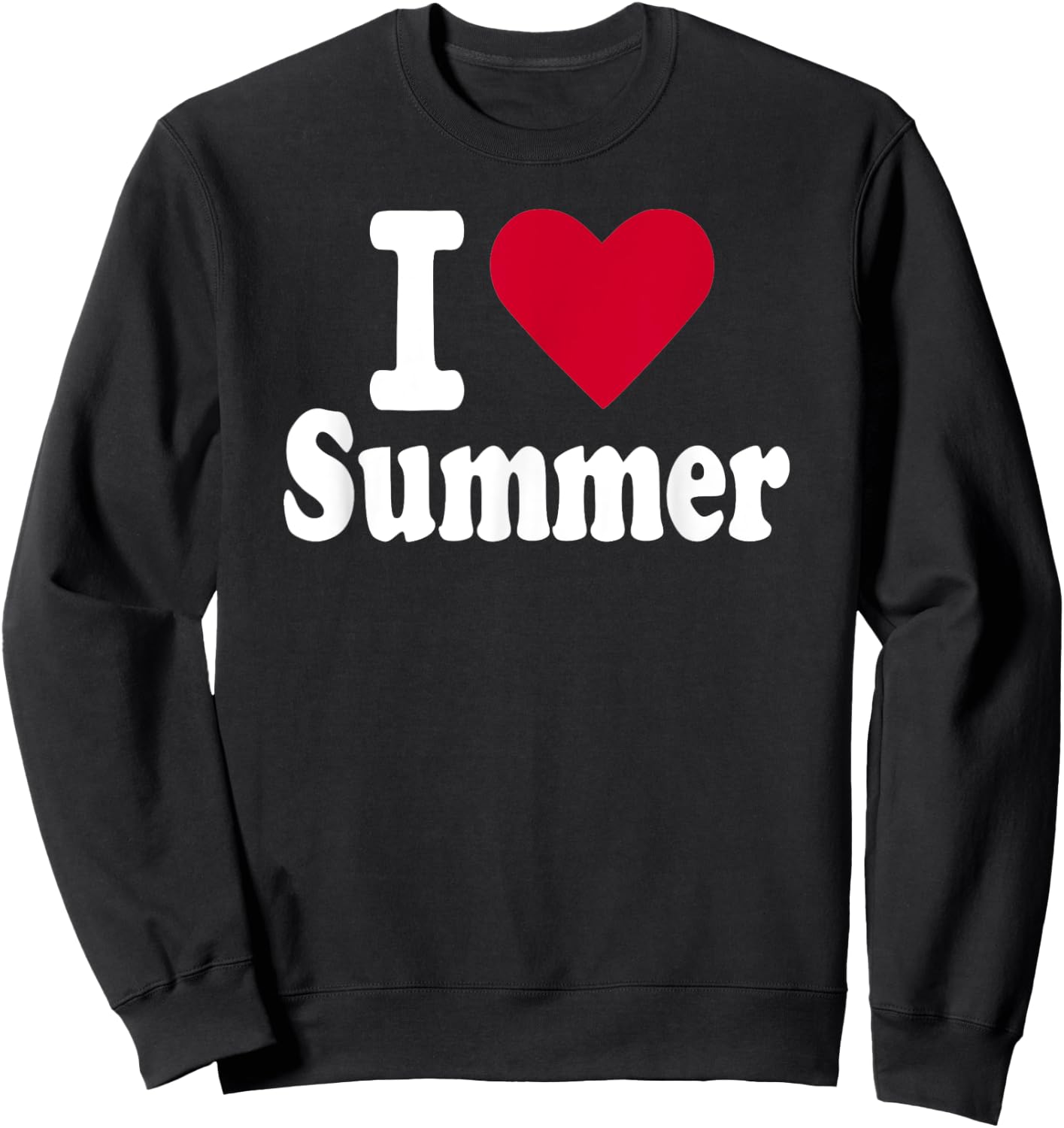 I love summer Sweatshirt - Sweatshirt | Black