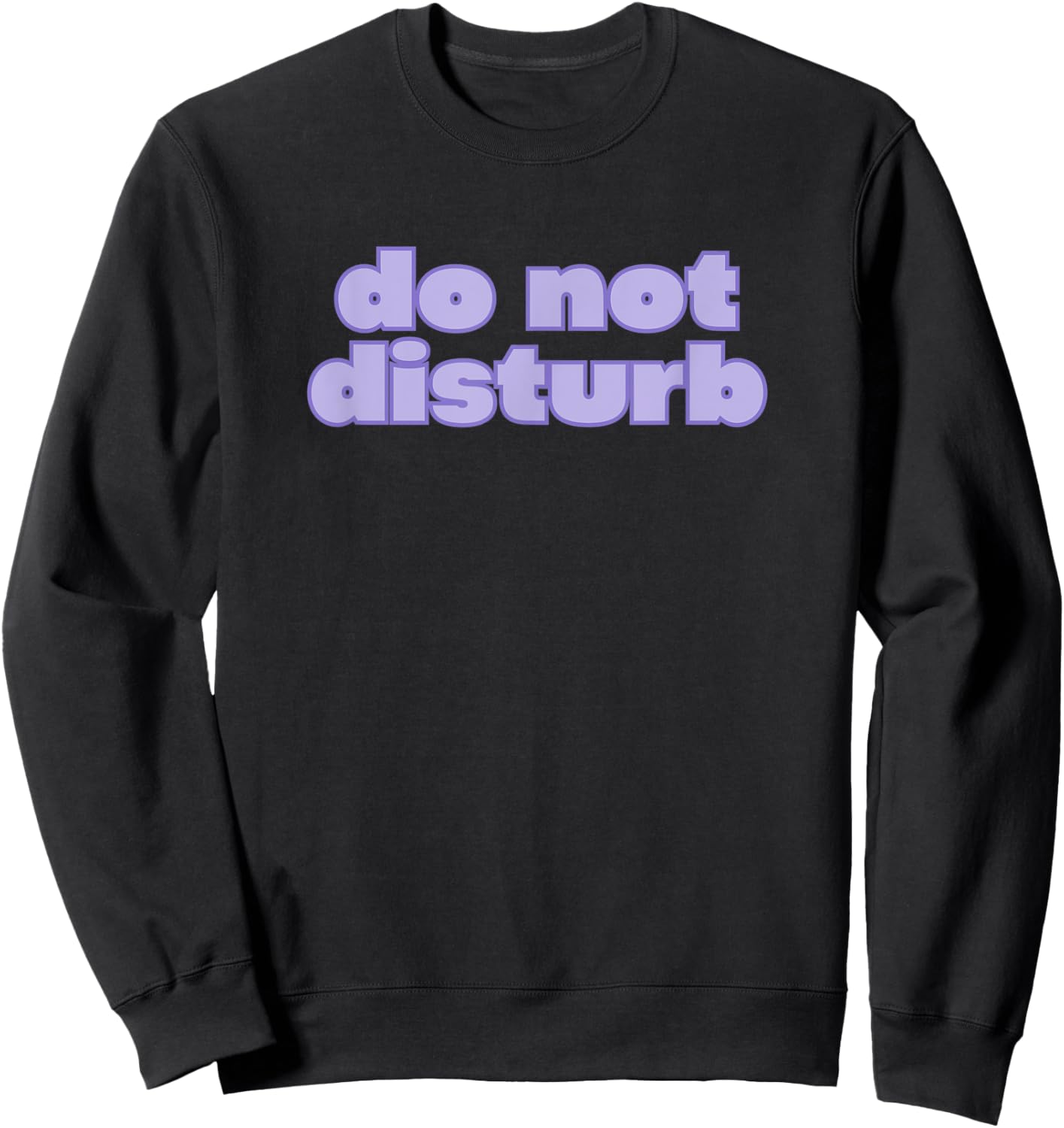 Oversized Do Not Disturb Gym Pump Cover to Focus Sweatshirt - Sweatshirt | Black