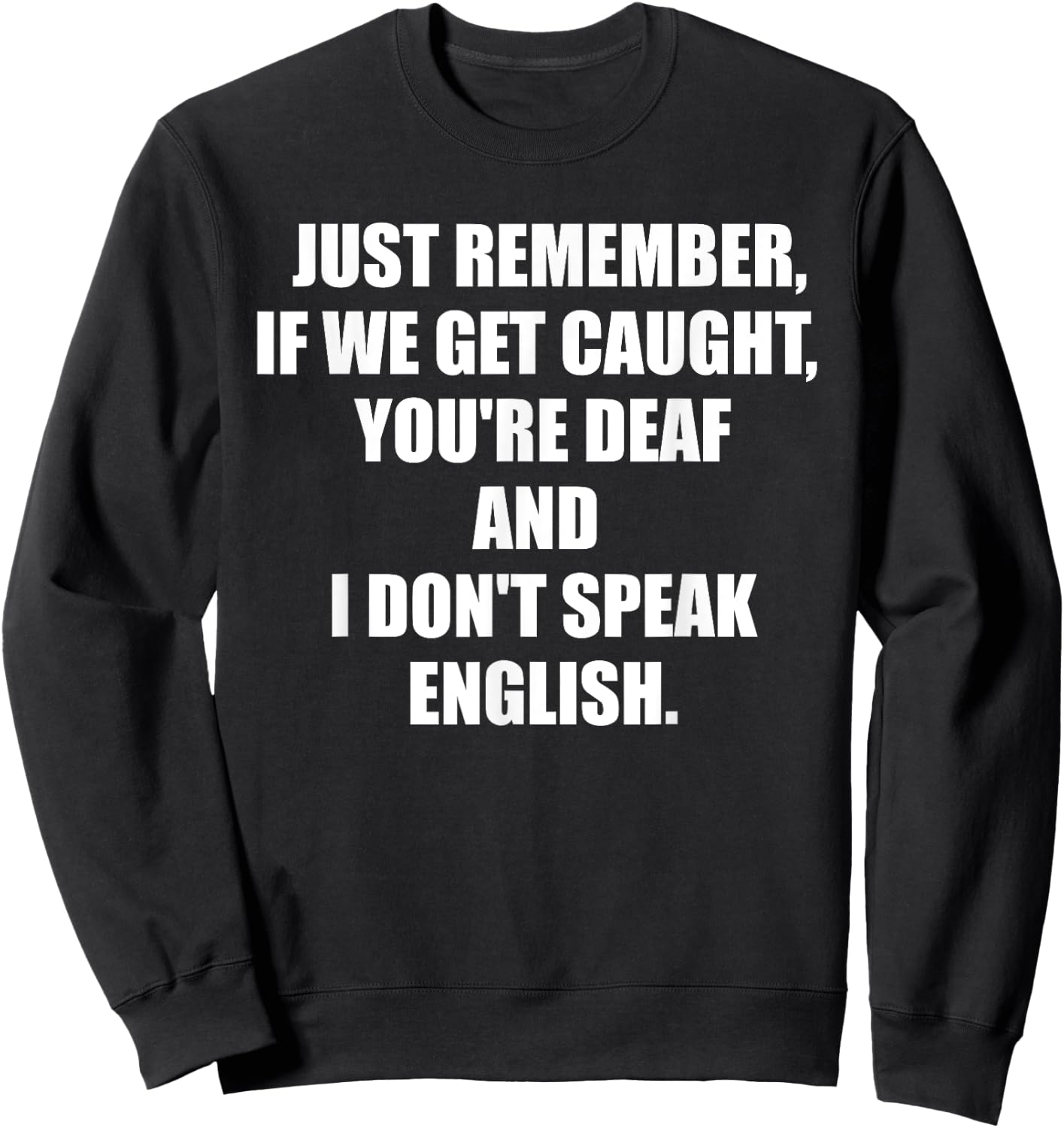 Funny Halloween Just Here for the Boos Running Sweatshirt - Sweatshirt | Black
