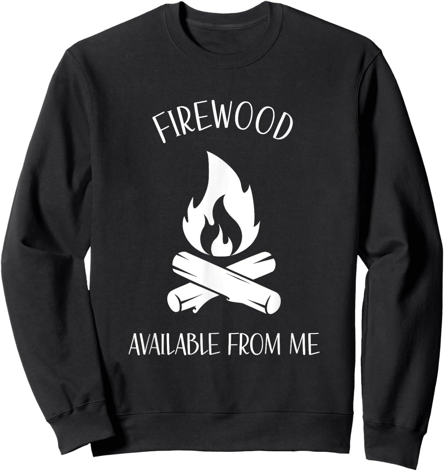 Lumberjack Selling Firewood Sweatshirt - Sweatshirt | Black