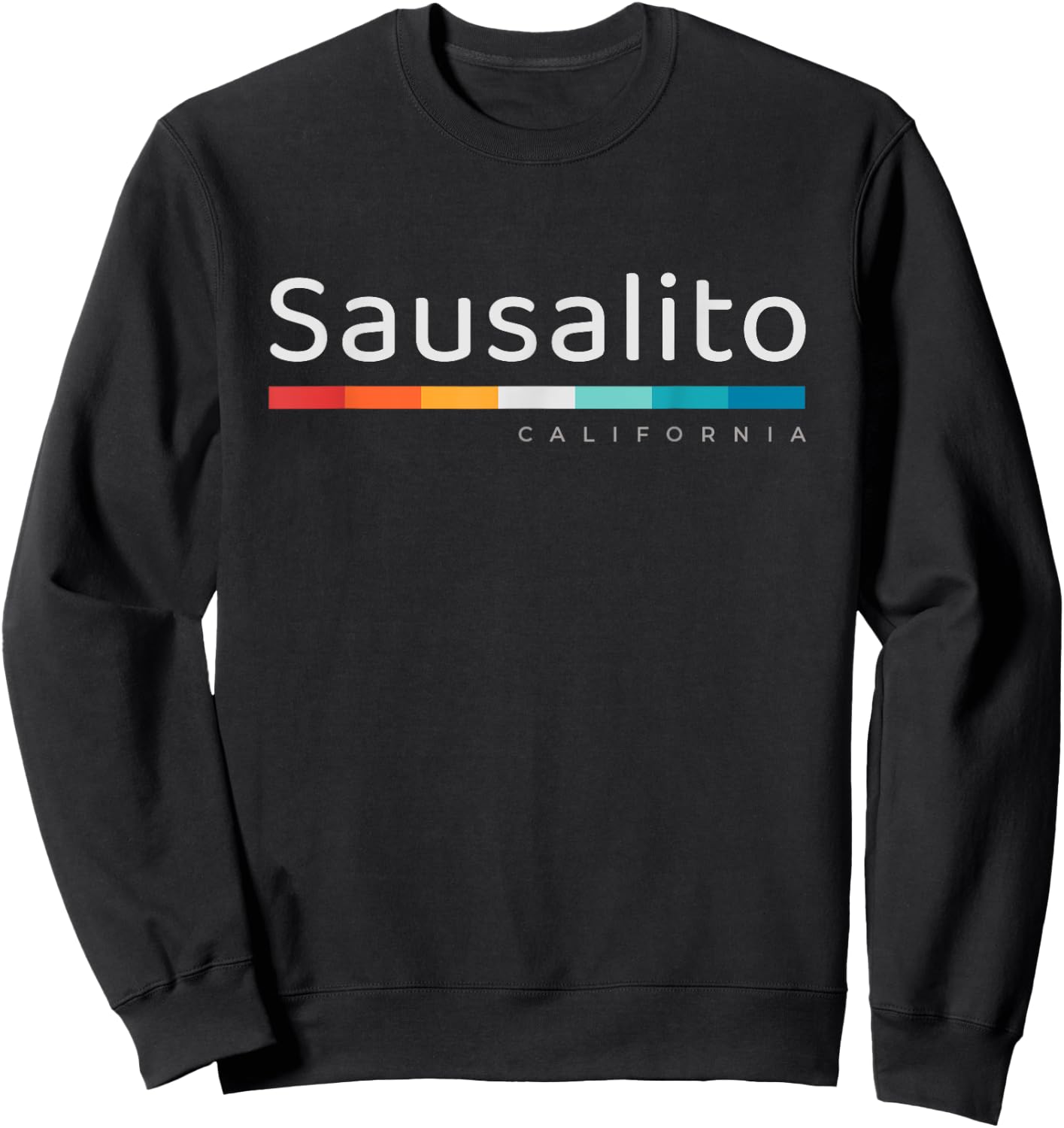 Sausalito CA California Sweatshirt - Sweatshirt | Black