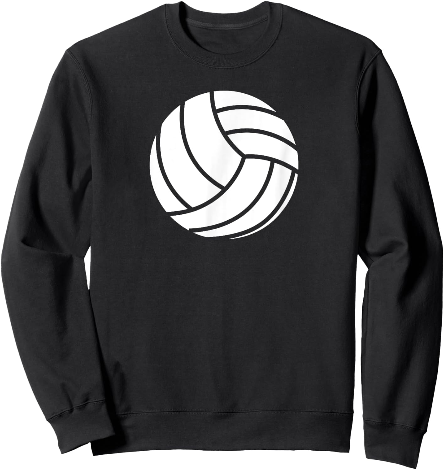 Plain Volleyball for volleyball player Girls Woman Teen Sweatshirt - Sweatshirt | Black