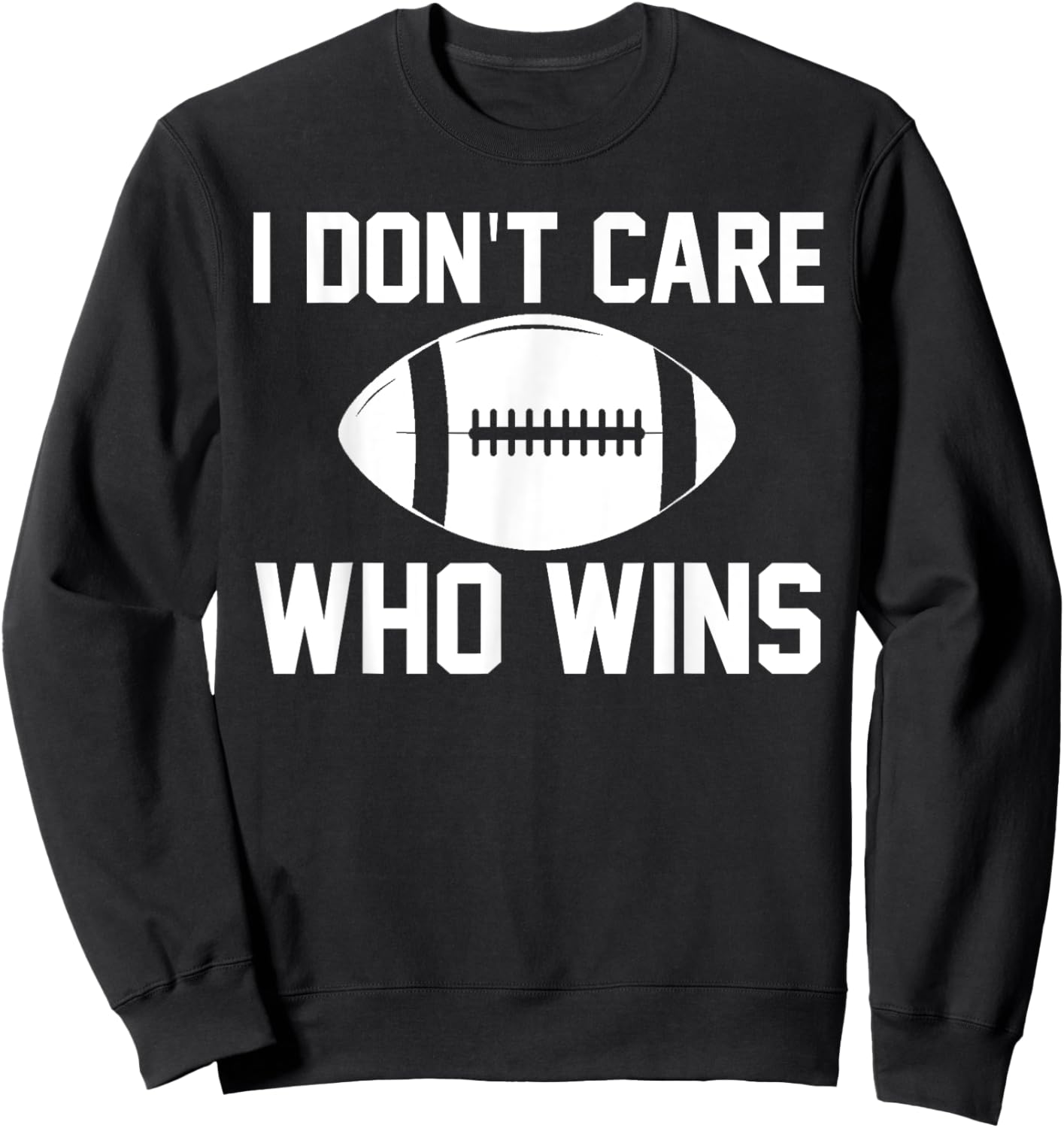 I don't care who wins I'm just here for the snacks Sport Sweatshirt - Sweatshirt | Black