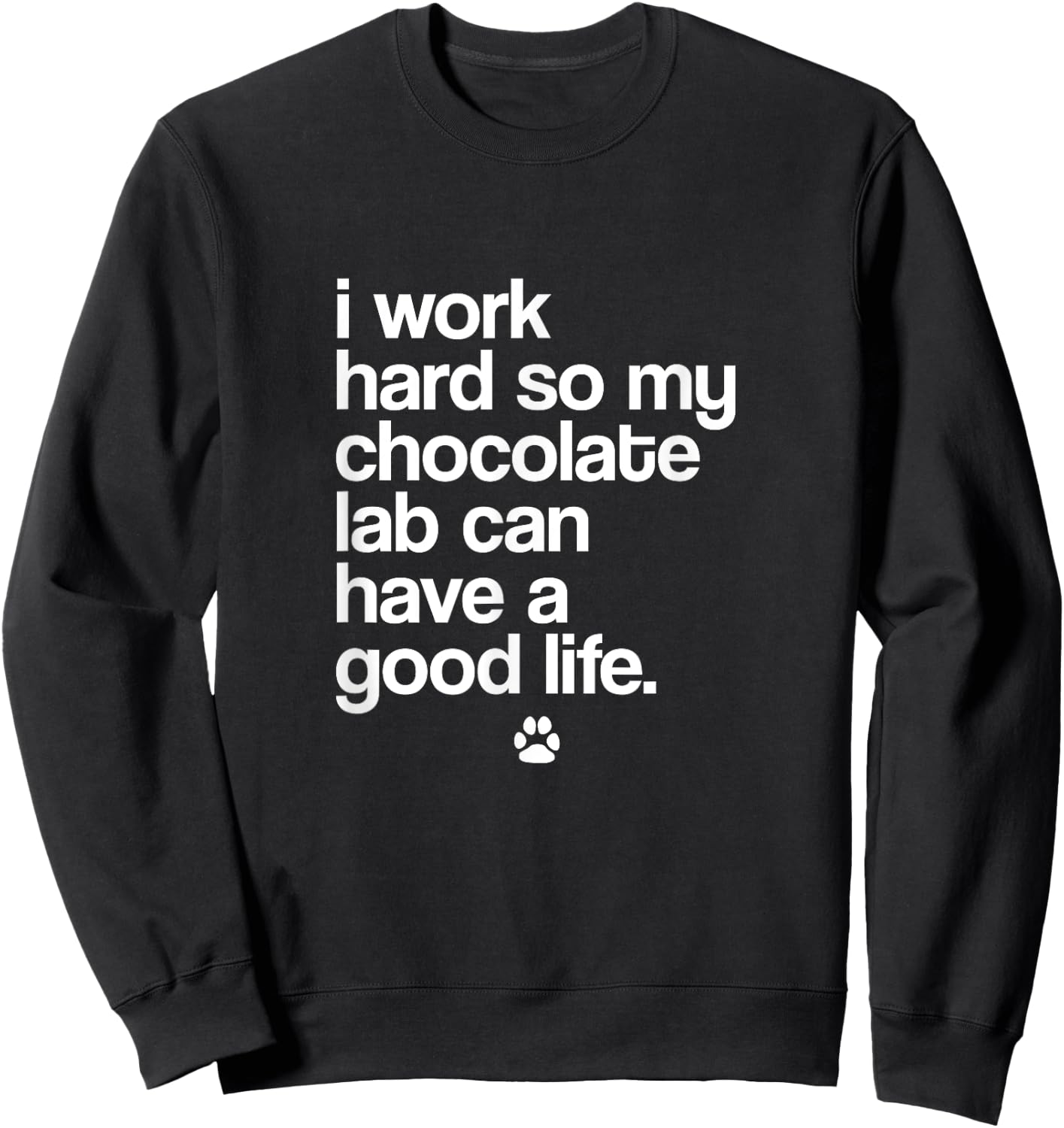 Spoiled Chocolate Labrador Owner Funny Puppy Dog Lover Women Kids Sweatshirt - Sweatshirt | Black