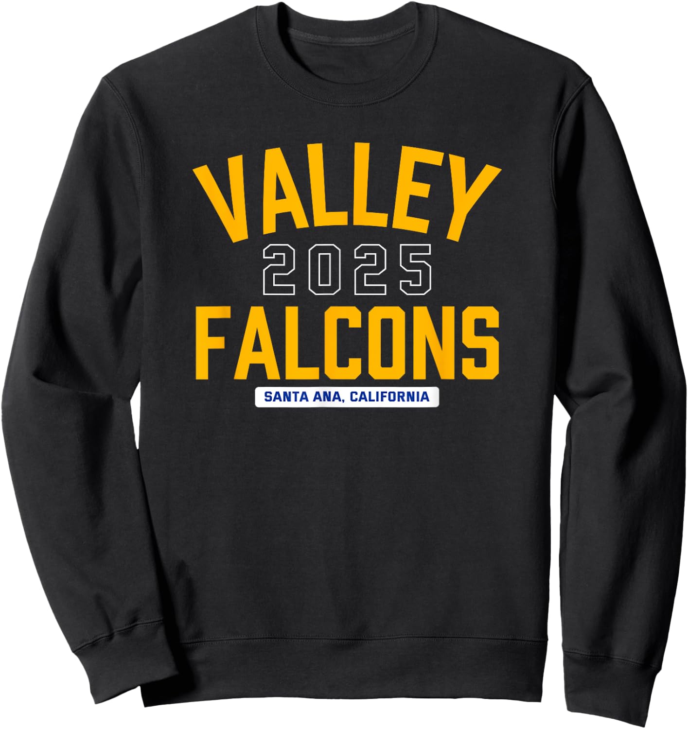 Valley Falcons Santa Ana, California 2025 Sweatshirt - Sweatshirt | Black