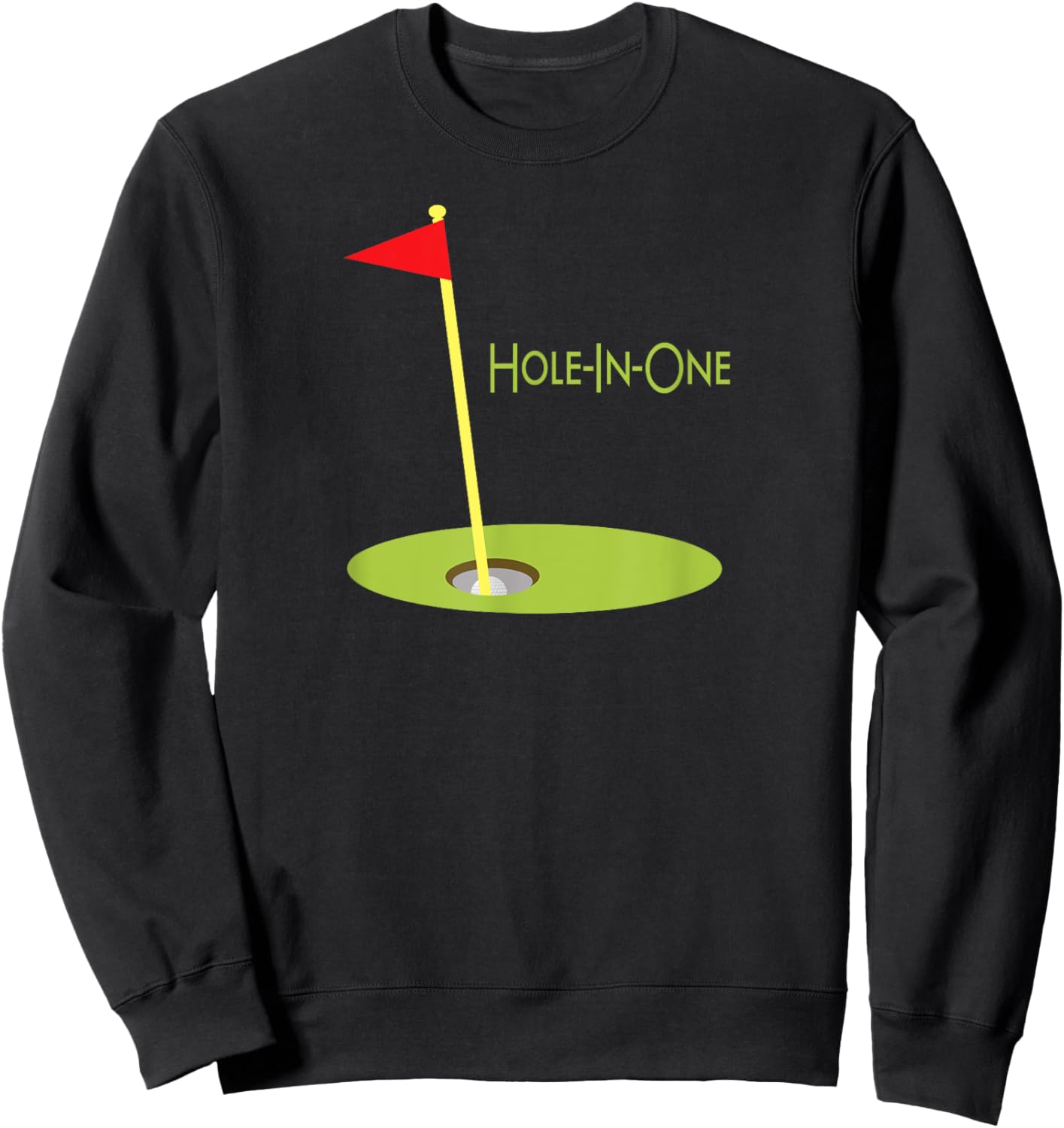 Hole In One Golf Hole In One Sweatshirt - Sweatshirt | Black
