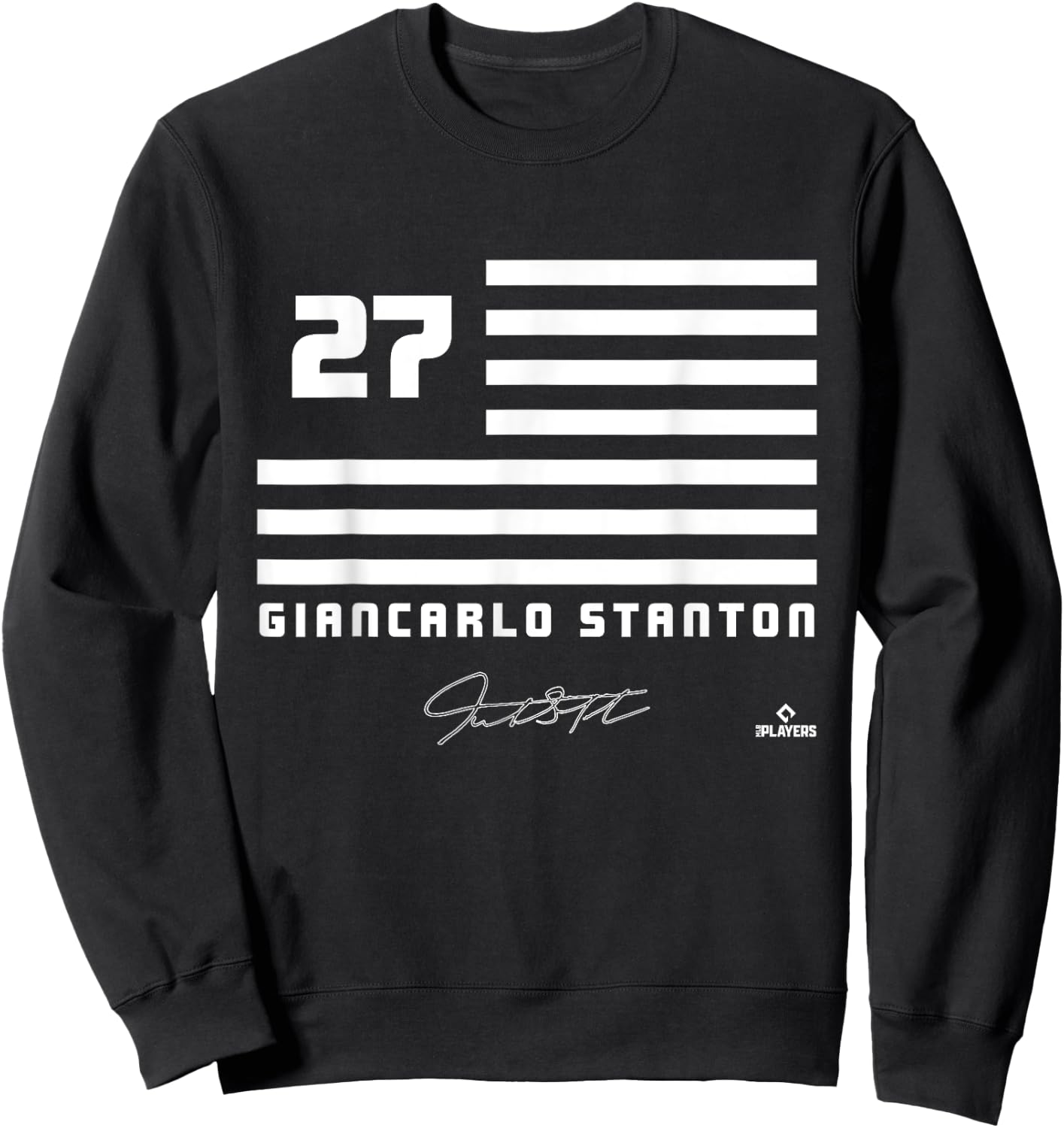 Giancarlo Stanton Flag Name Sweatshirt - Sweatshirt | Black