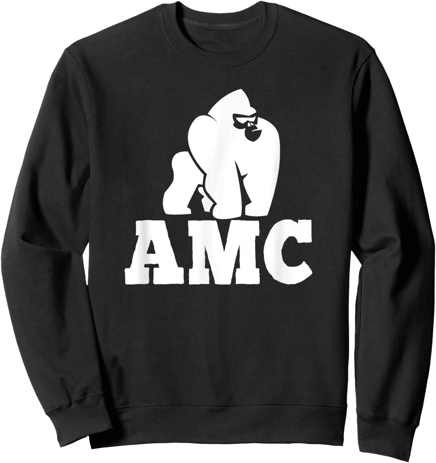 AMC - Apes Together Strong - Stock Hodl To The Moon Sweatshirt - Sweatshirt | Black