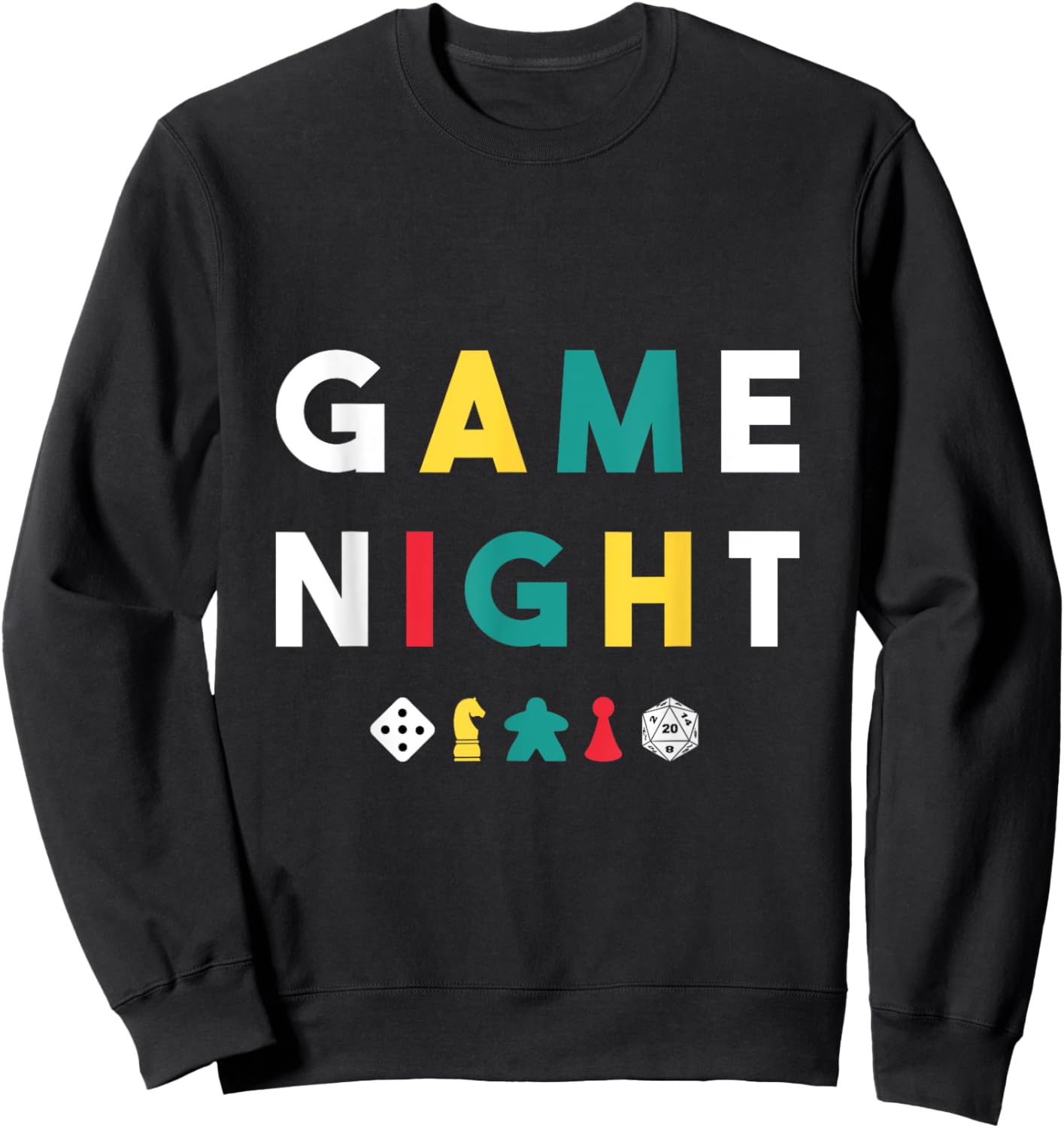 Funny Game Night Host Sweatshirt - Sweatshirt | Black
