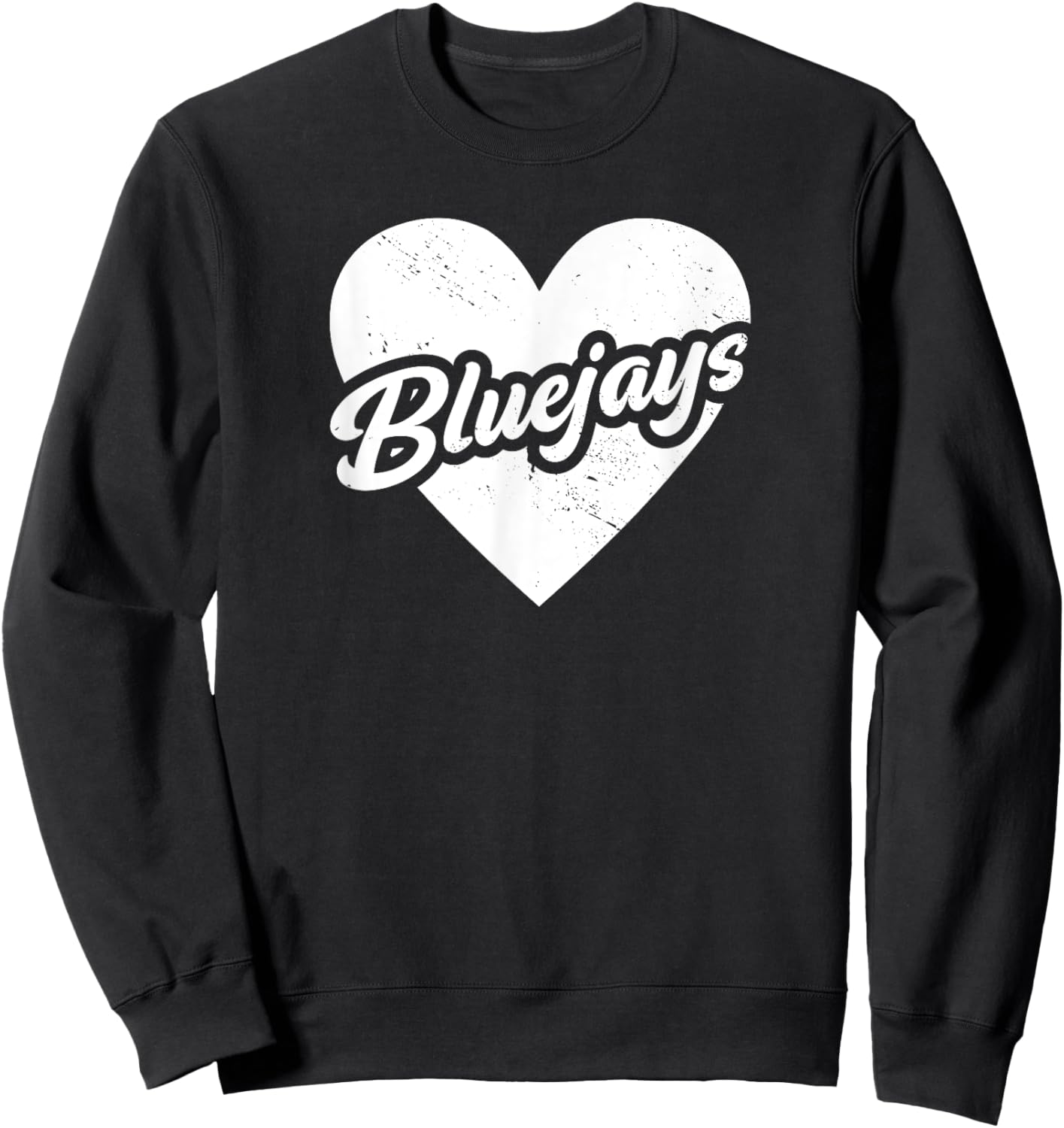Vintage Blue Jays School Spirit Go Bluejays Love Sweatshirt - Sweatshirt | Black
